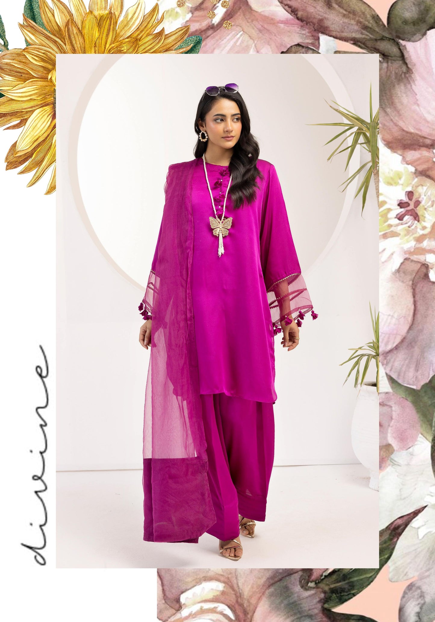 SIMRANS LULUSAR SHAMOOZ SILK 3PC READYMADE 011 - S&S