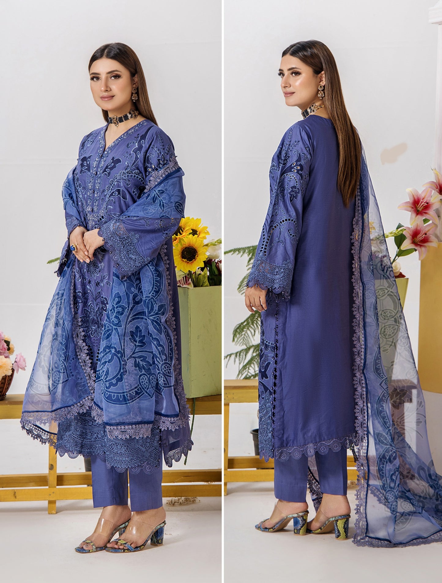 Mehnoor Eid Edit Embroidered Lawn Ready to Wear 1314