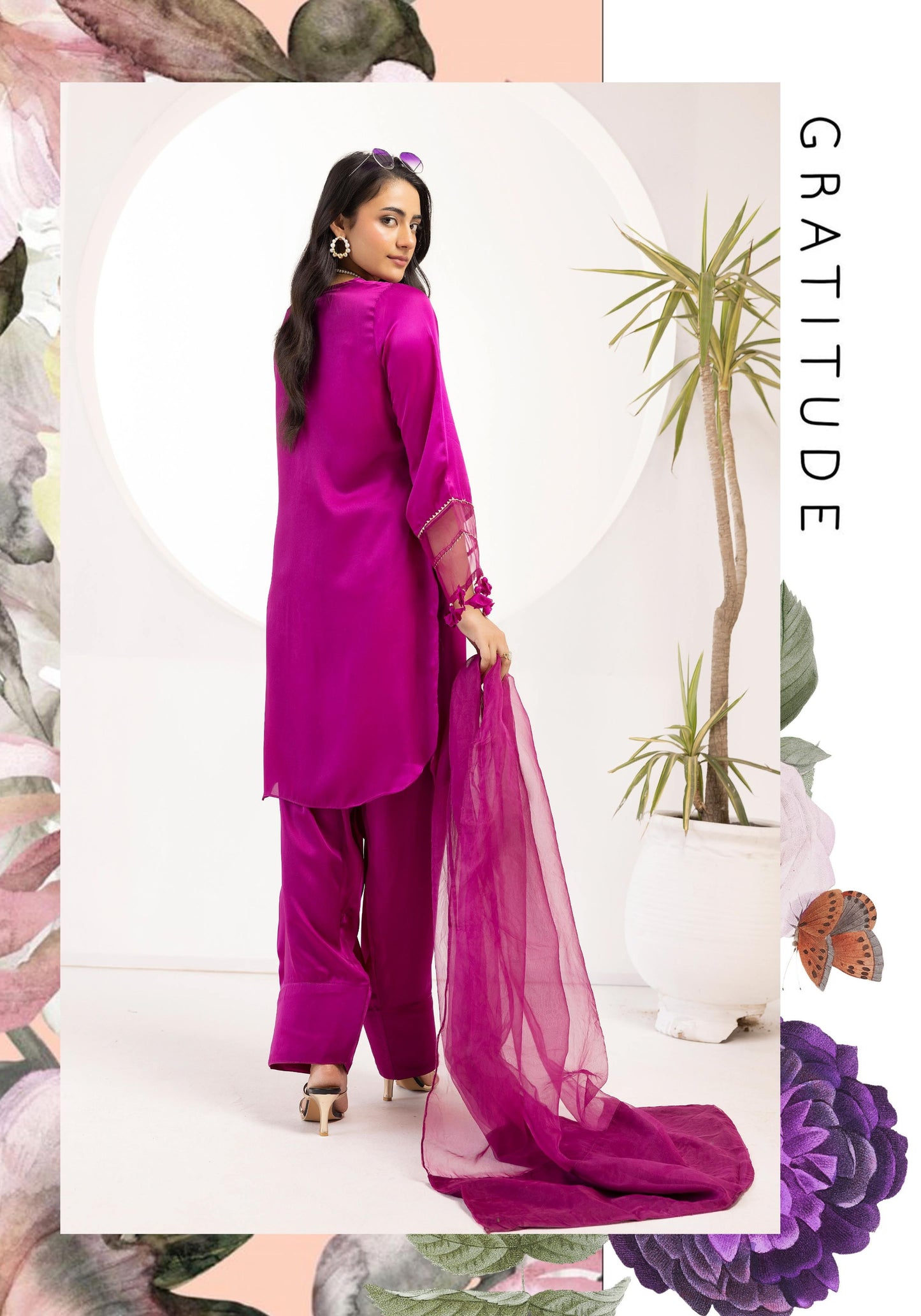 SIMRANS LULUSAR SHAMOOZ SILK 3PC READYMADE 011 - S&S