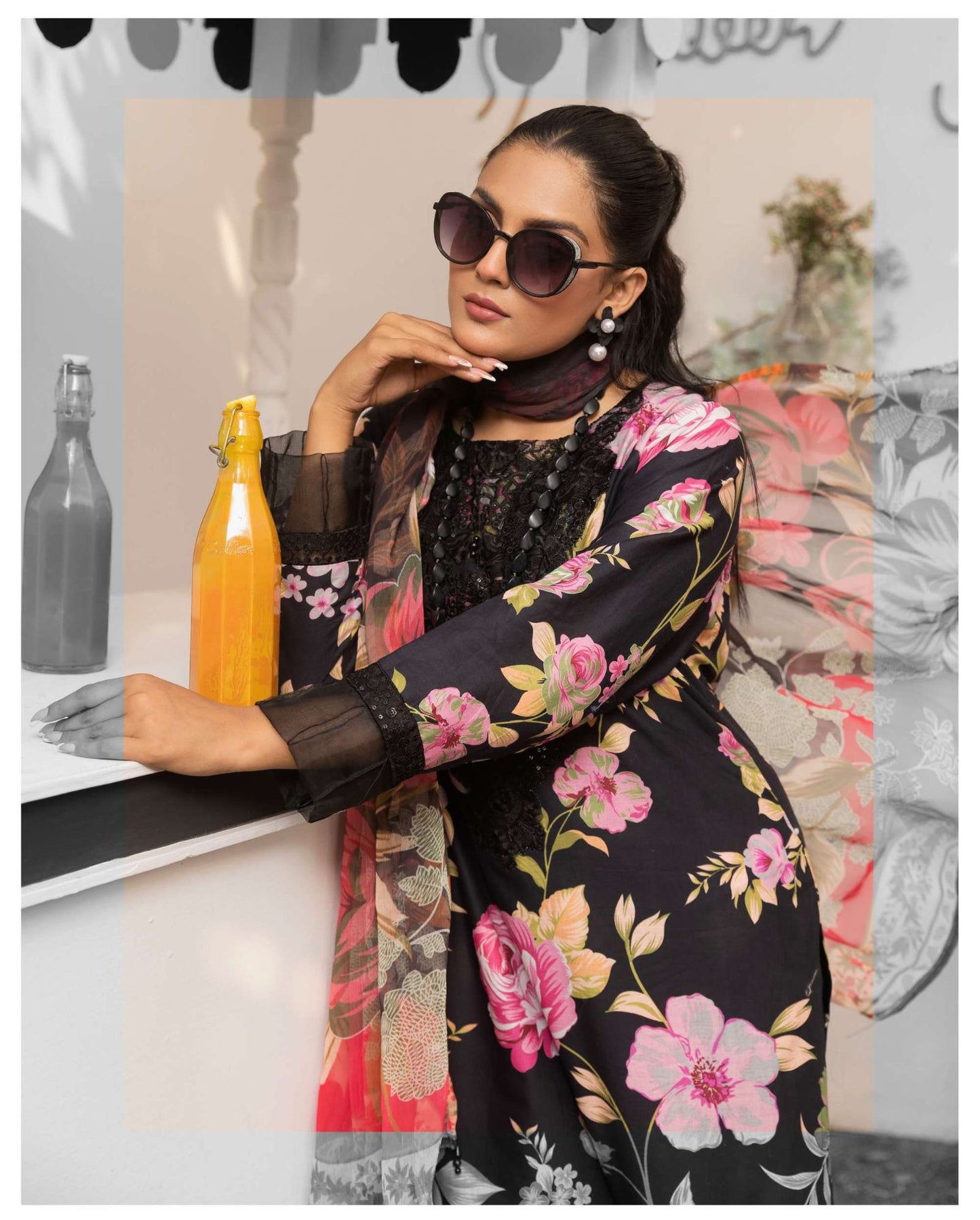 Simran's Nora – Digital Lawn Summer Vibes Collection Ss15