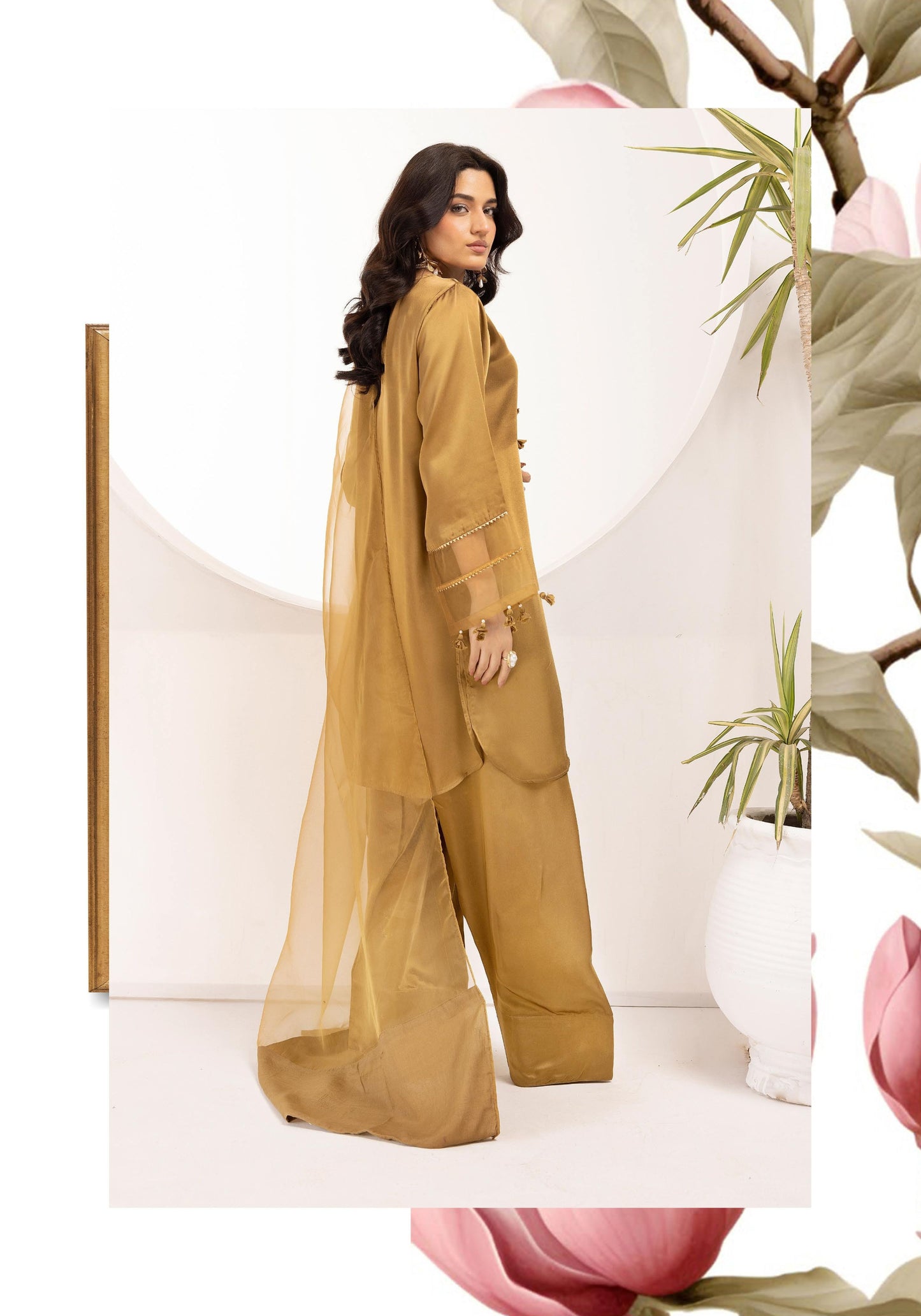 SIMRANS LULUSAR SHAMOOZ SILK 3PC READYMADE 012 - S&S