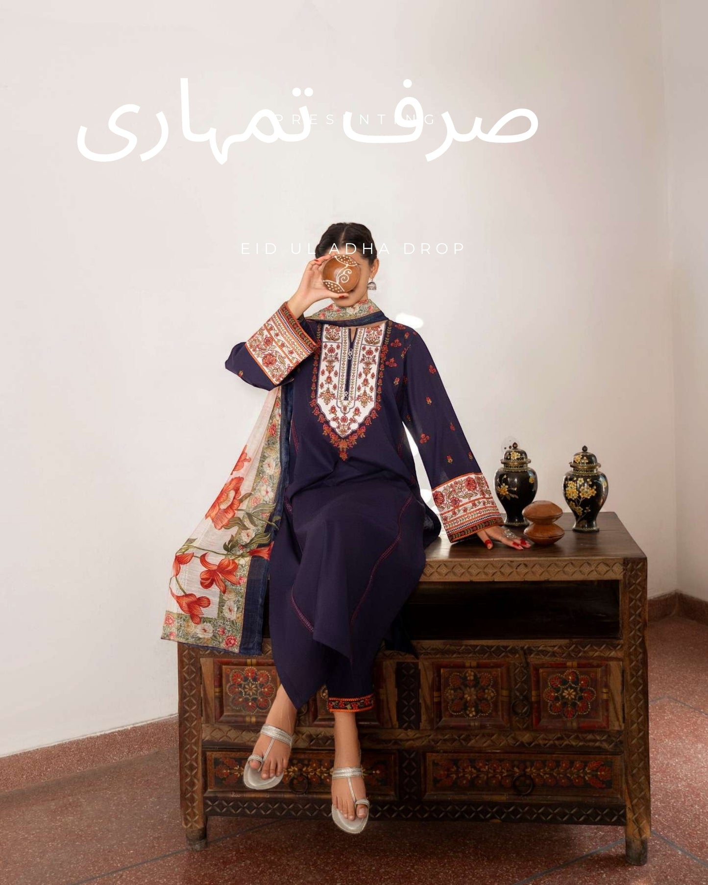 CASUALLITE ‘SIRF TUMHARI’| EMBROIDERED COTTON 3PC READYMADE | SAARA SPECIAL-405