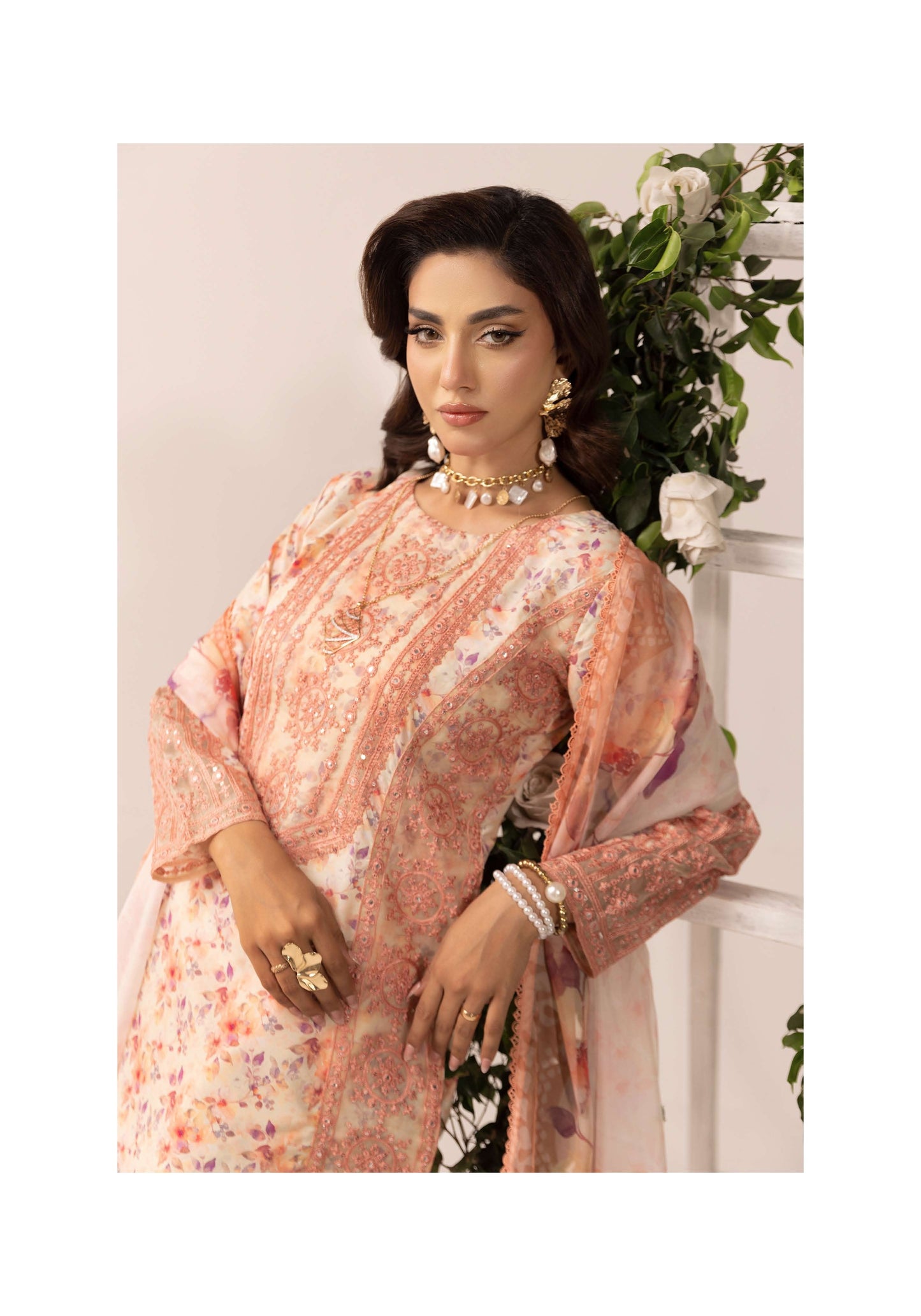 SIMRANS Reem premium 3 piece mummy & me Ledies 01 Eid outfit.