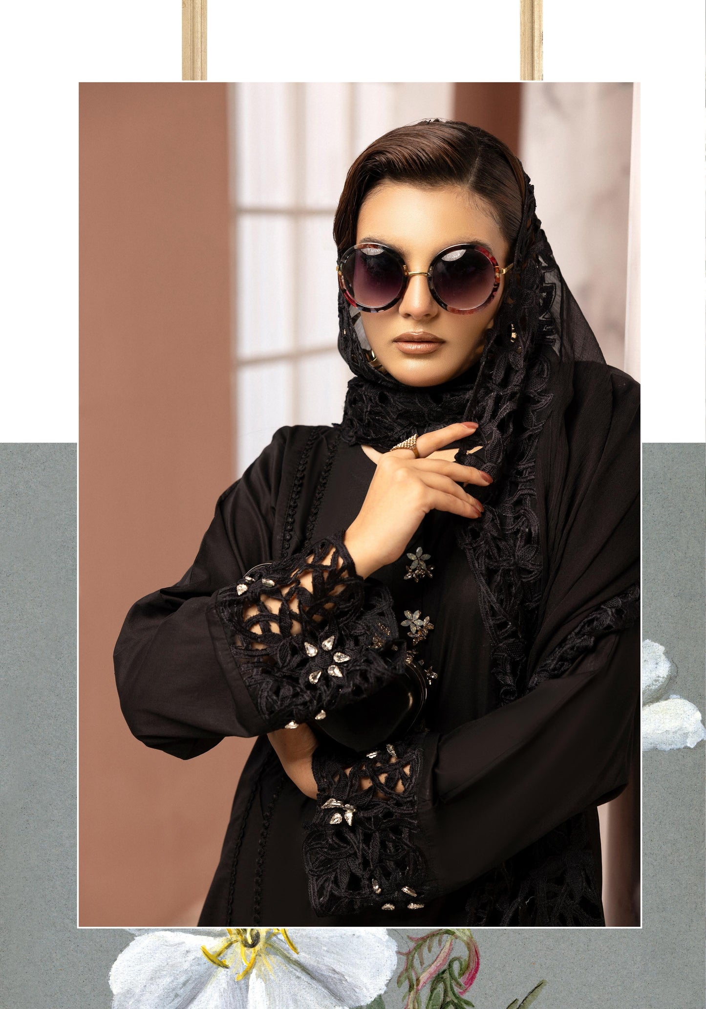 SIMRANS ‘AURA LUX’ | EMBROIDERED COTTON READYMADE TRADITIONAL WOMENSWEAR3022