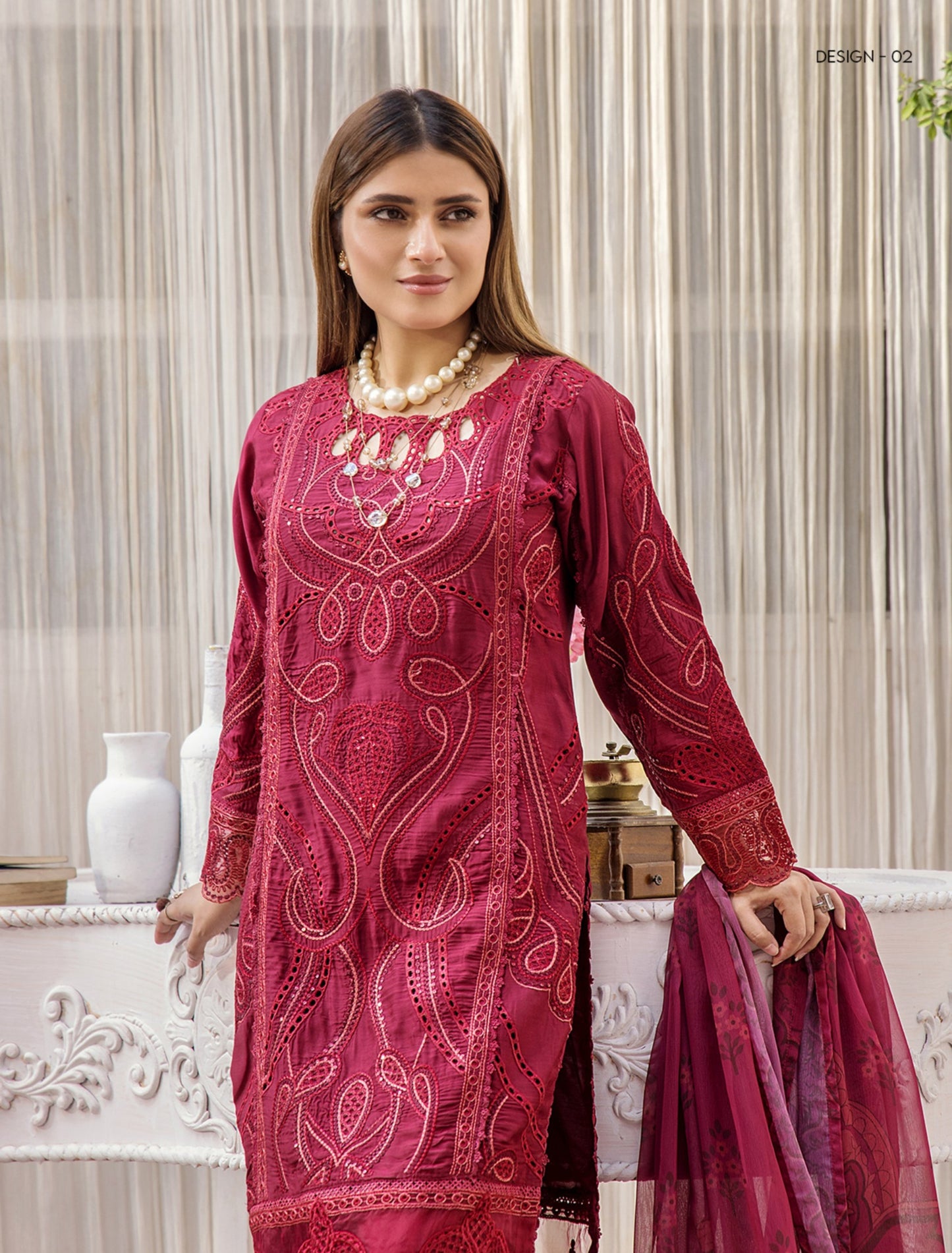 Mehnoor Traditional Thread Suraya – Ready to Wear Viscose Collection01
