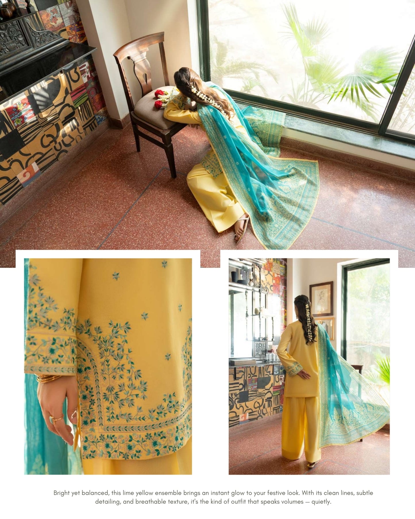 CASUALLITE ‘SIRF TUMHARI’| EMBROIDERED COTTON 3PC READYMADE | S&S SPECIAL-401