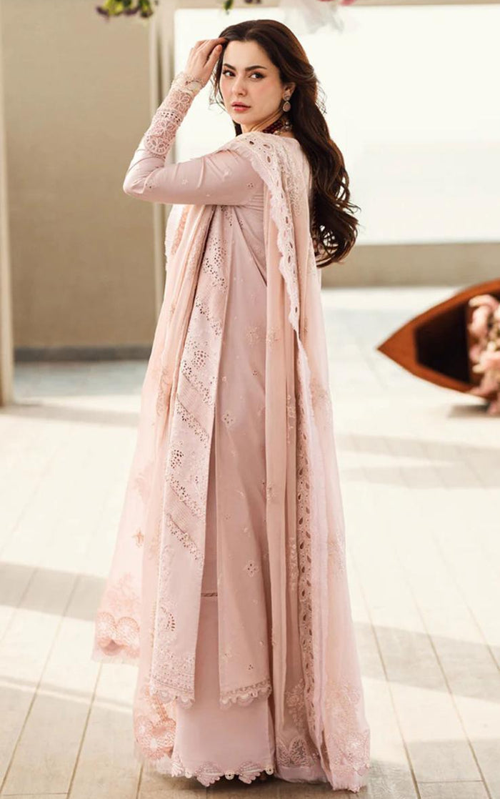 SIMRANS QALAMKAR AFIYA LUX COLLECTION 3 PIECE EMBROIDERED SUIT READYMADE Q04 - S&S