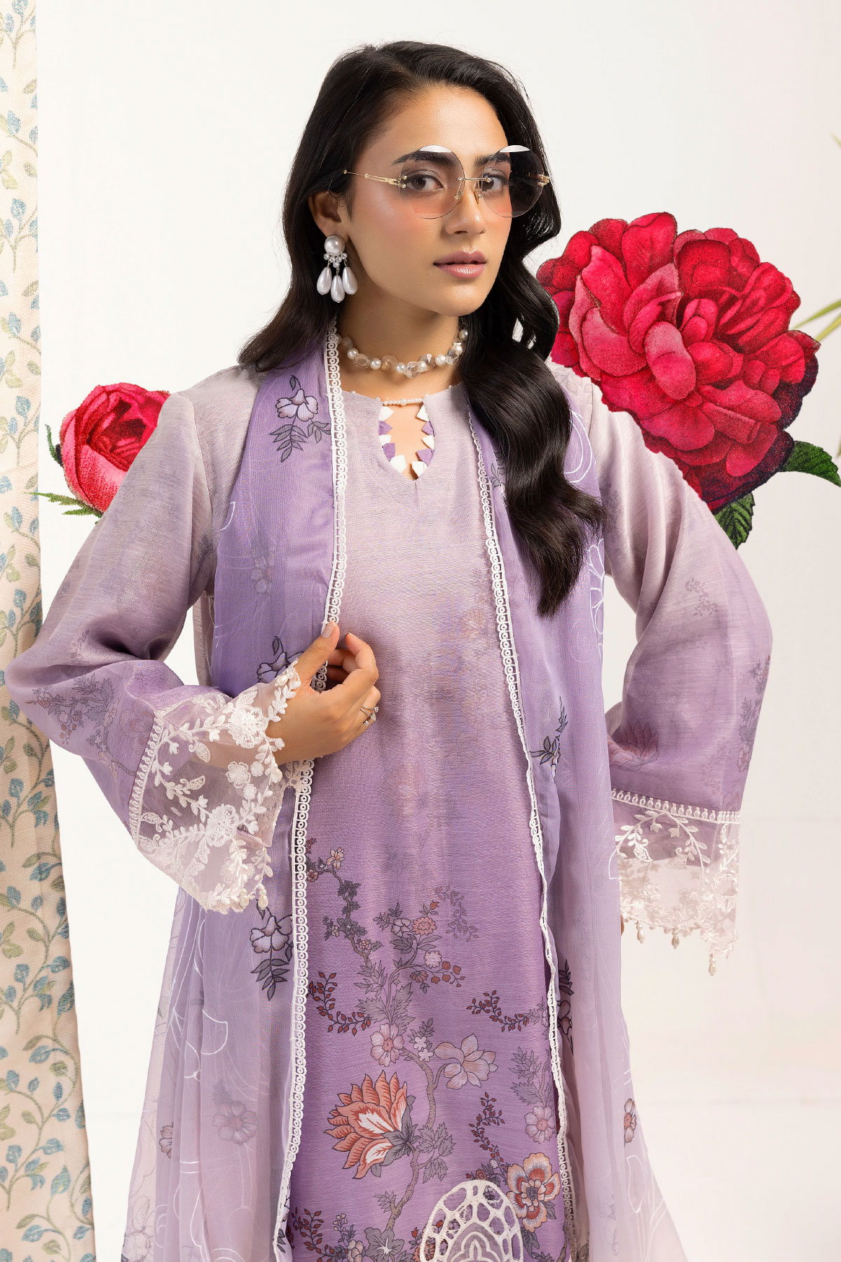 SIMRANS ‘LIBAAS-E-KHAAS’ | EMBROIDERED MONAR READYMADE | SM853 - S&S