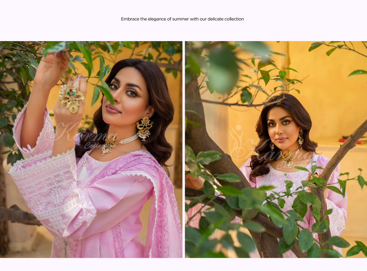 KARMA ‘AFFREEN’ | EMBROIDERED COTTON READYMADE | KC-143 - S&S
