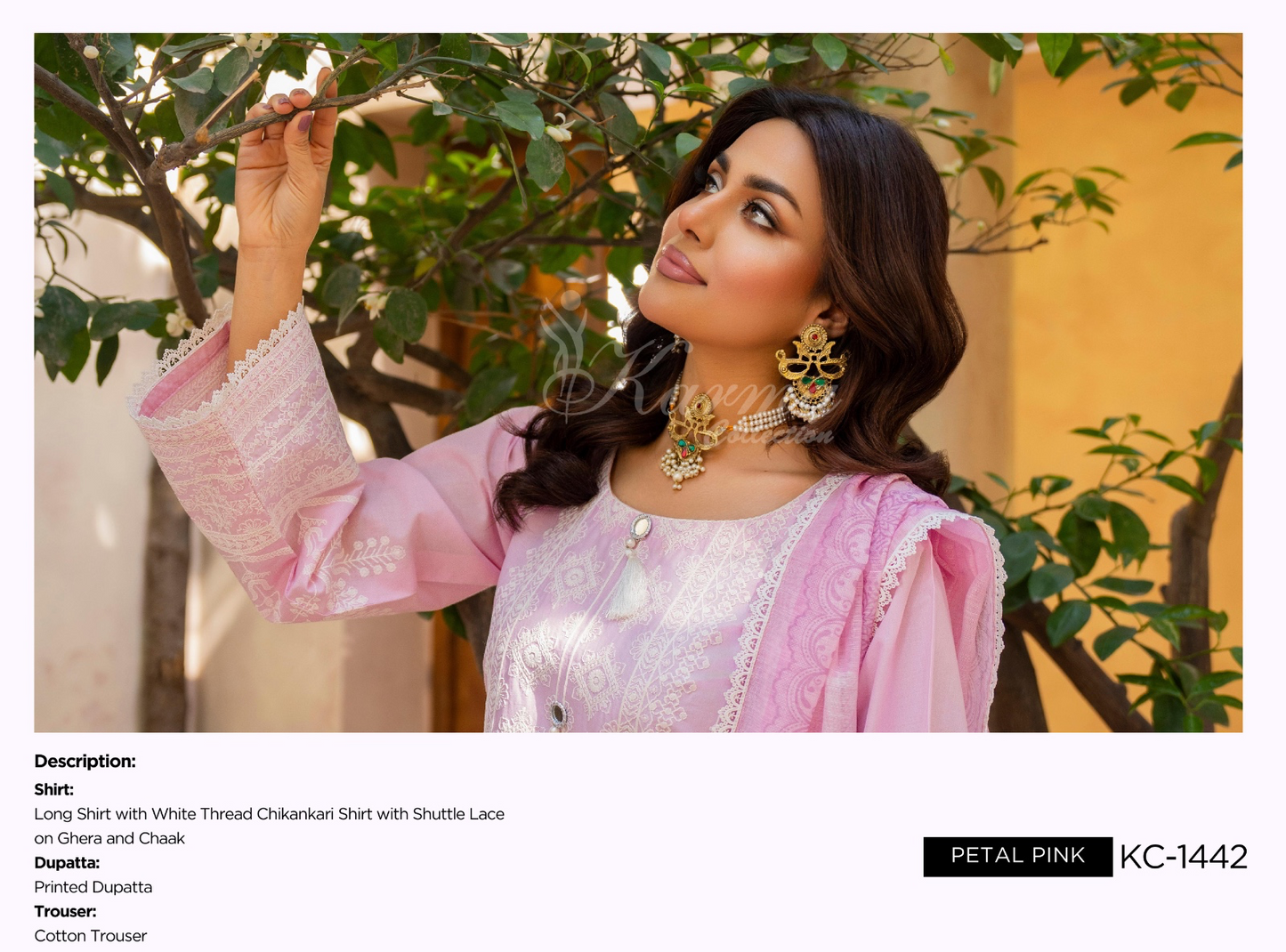 KARMA ‘AFFREEN’ | EMBROIDERED COTTON READYMADE | KC-143 - S&S