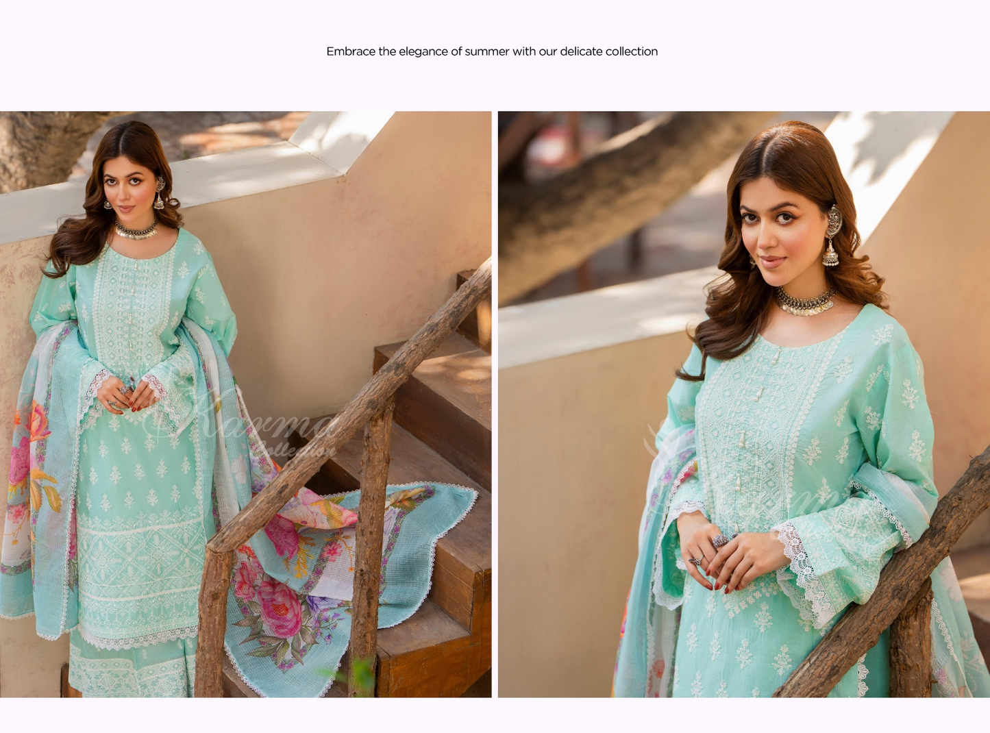 KARMA ‘AFFREEN’ | EMBROIDERED COTTON READYMADE | KC-145 - S&S