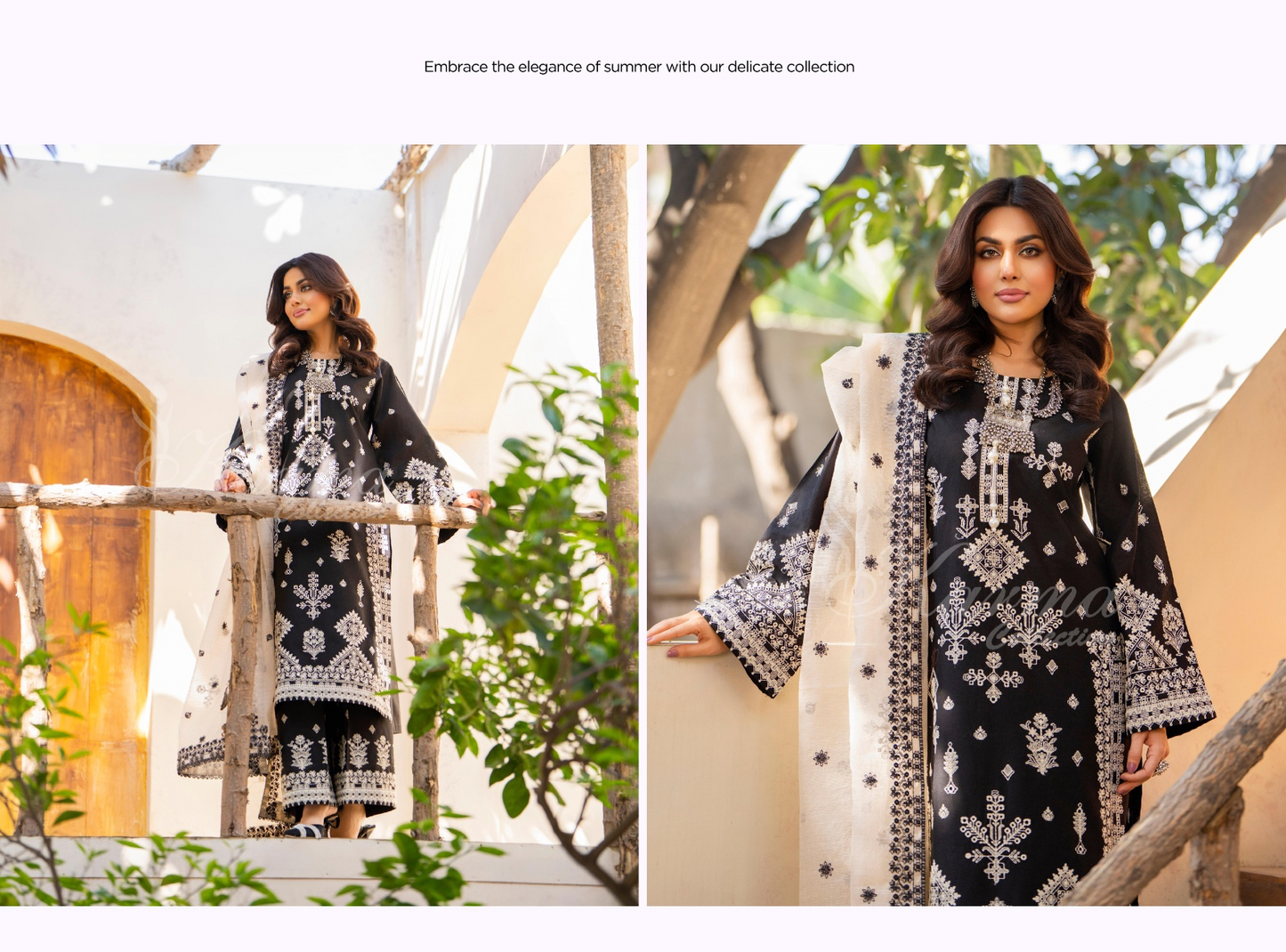 KARMA ‘AFFREEN’ | EMBROIDERED COTTON READYMADE | KC-148 - S&S