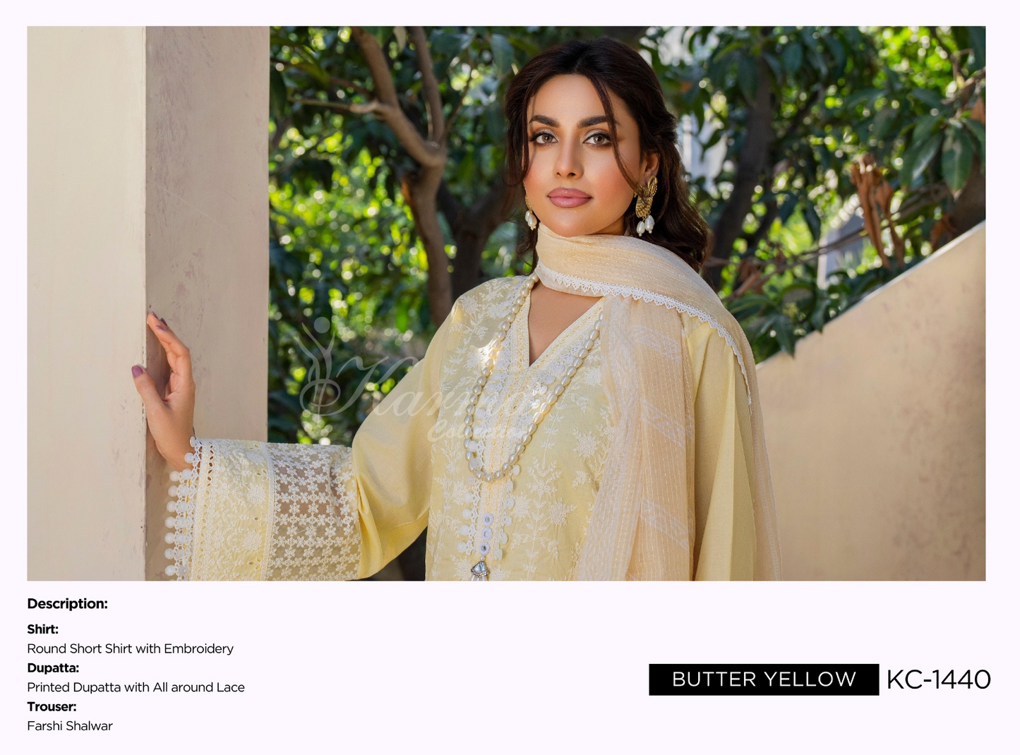 KARMA ‘AFFREEN’ | EMBROIDERED COTTON READYMADE | KC-152 - S&S