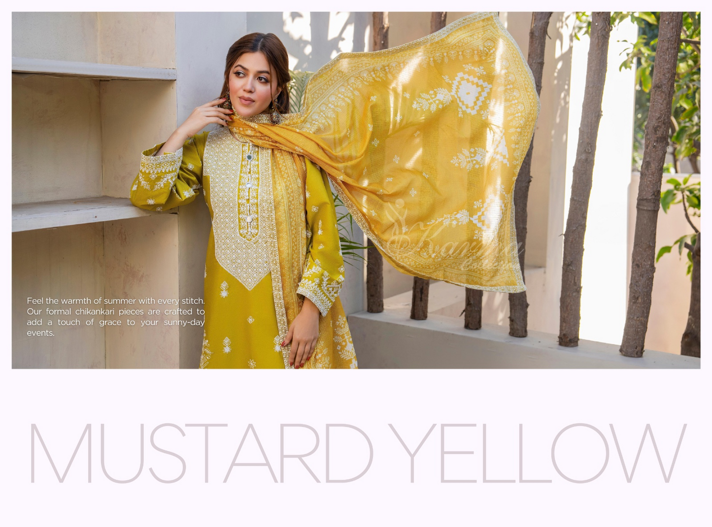 KARMA ‘AFFREEN’ | EMBROIDERED COTTON READYMADE | KC-153 - S&S