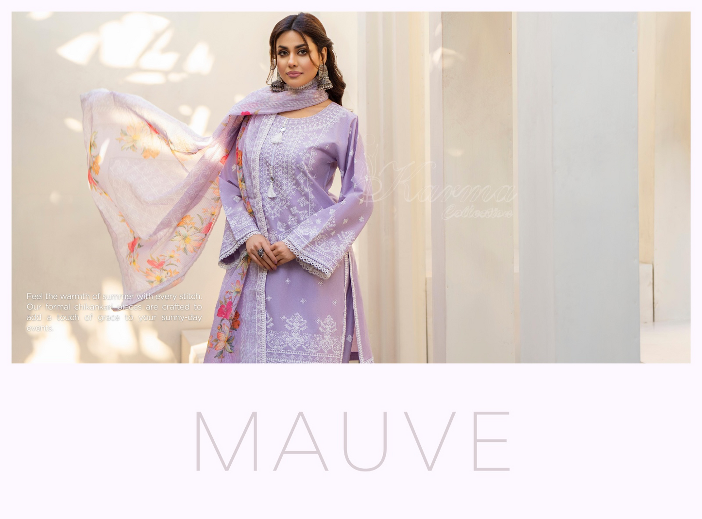 KARMA ‘AFFREEN’ | EMBROIDERED COTTON READYMADE | KC-155 - S&S