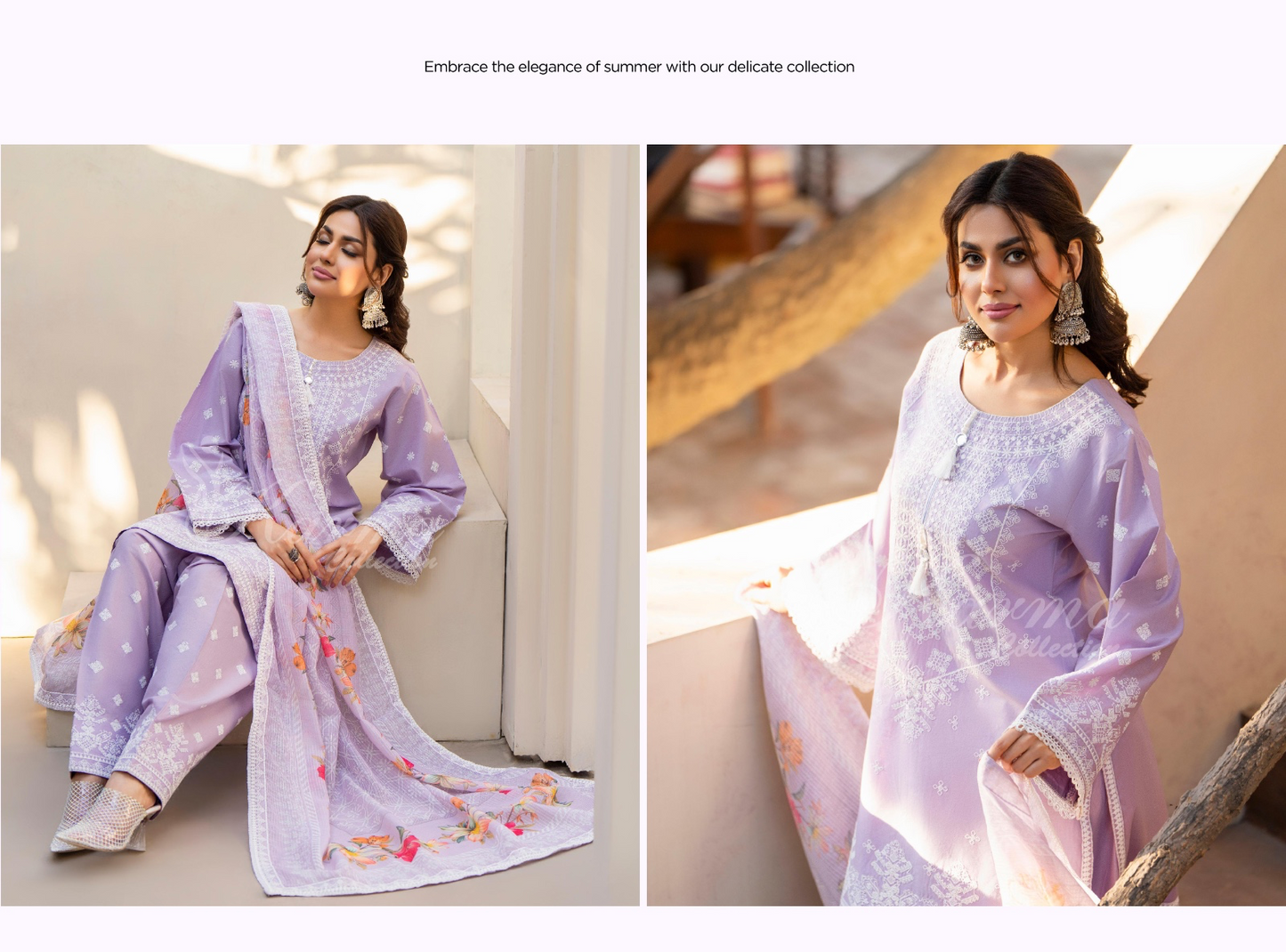 KARMA ‘AFFREEN’ | EMBROIDERED COTTON READYMADE | KC-155 - S&S