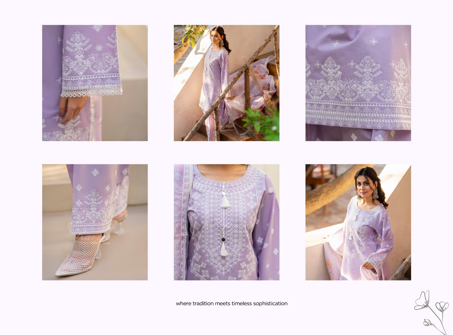 KARMA ‘AFFREEN’ | EMBROIDERED COTTON READYMADE | KC-155 - S&S