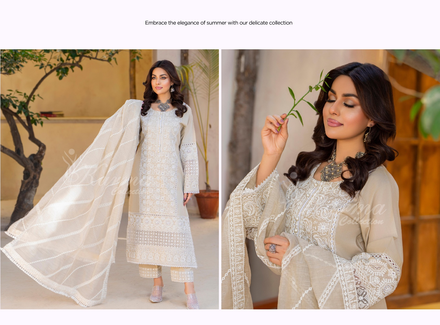 KARMA ‘AFFREEN’ | EMBROIDERED COTTON READYMADE | KC-157 - S&S