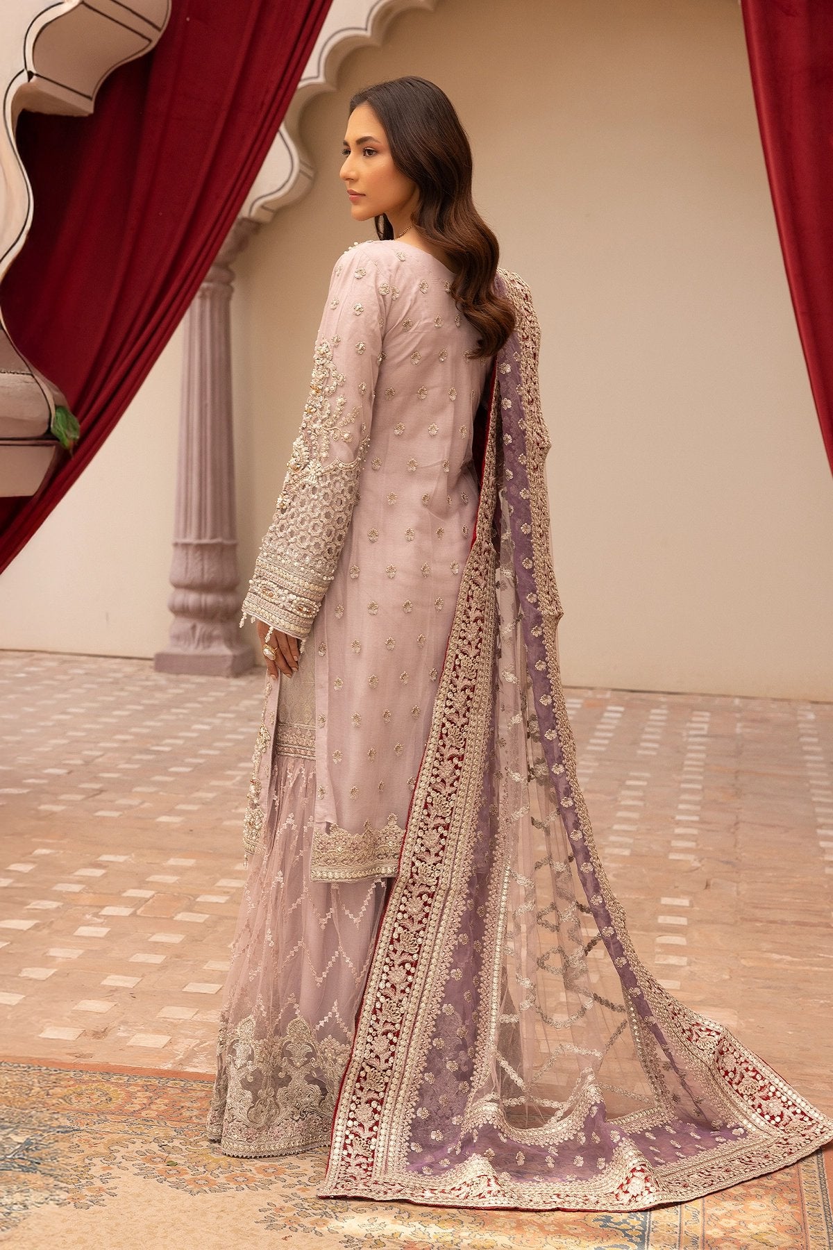 SIMRANS Imrozia premium collection 3 piece embroidered readymade suit-302 - S&S