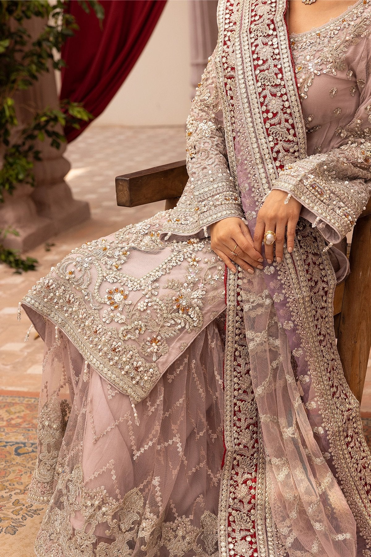 SIMRANS Imrozia premium collection 3 piece embroidered readymade suit-302 - S&S