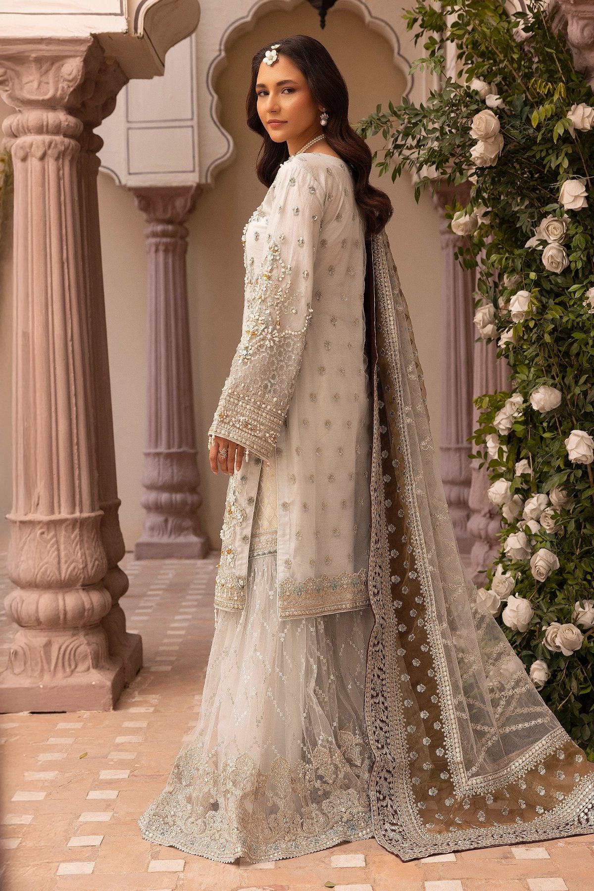 SIMRANS Imrozia premium collection 3 piece embroidered readymade suit-301 - S&S