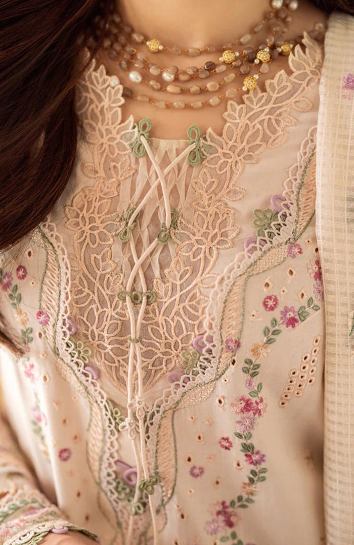 SIMRANS QALAMKAR AFIYA LUX COLLECTION 3 PIECE EMBROIDERED SUIT READYMADE Q03 - S&S