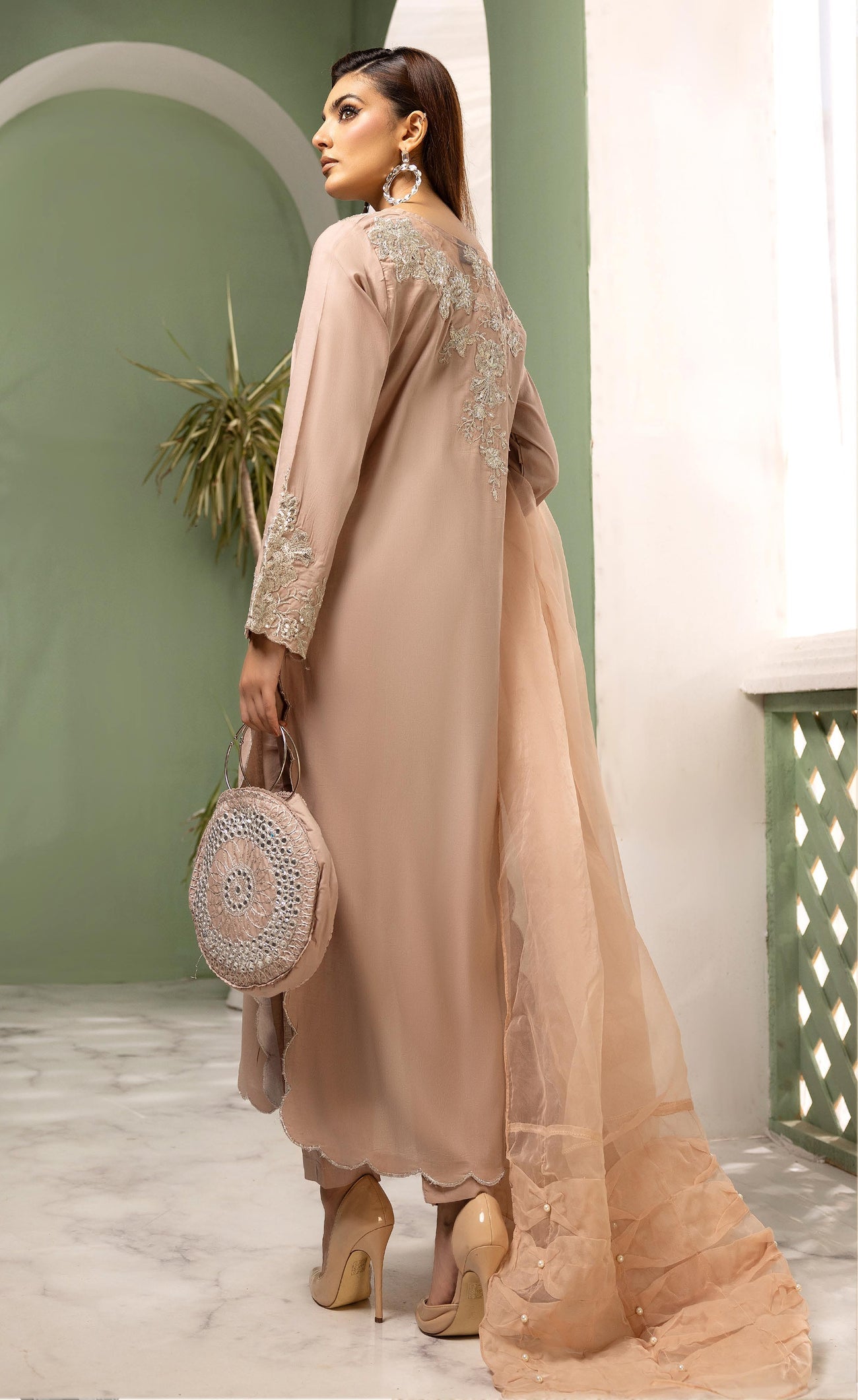 SIMRANS LILY CAMBRIC COTTON EMBROIDERED 3PC READYMADE 803