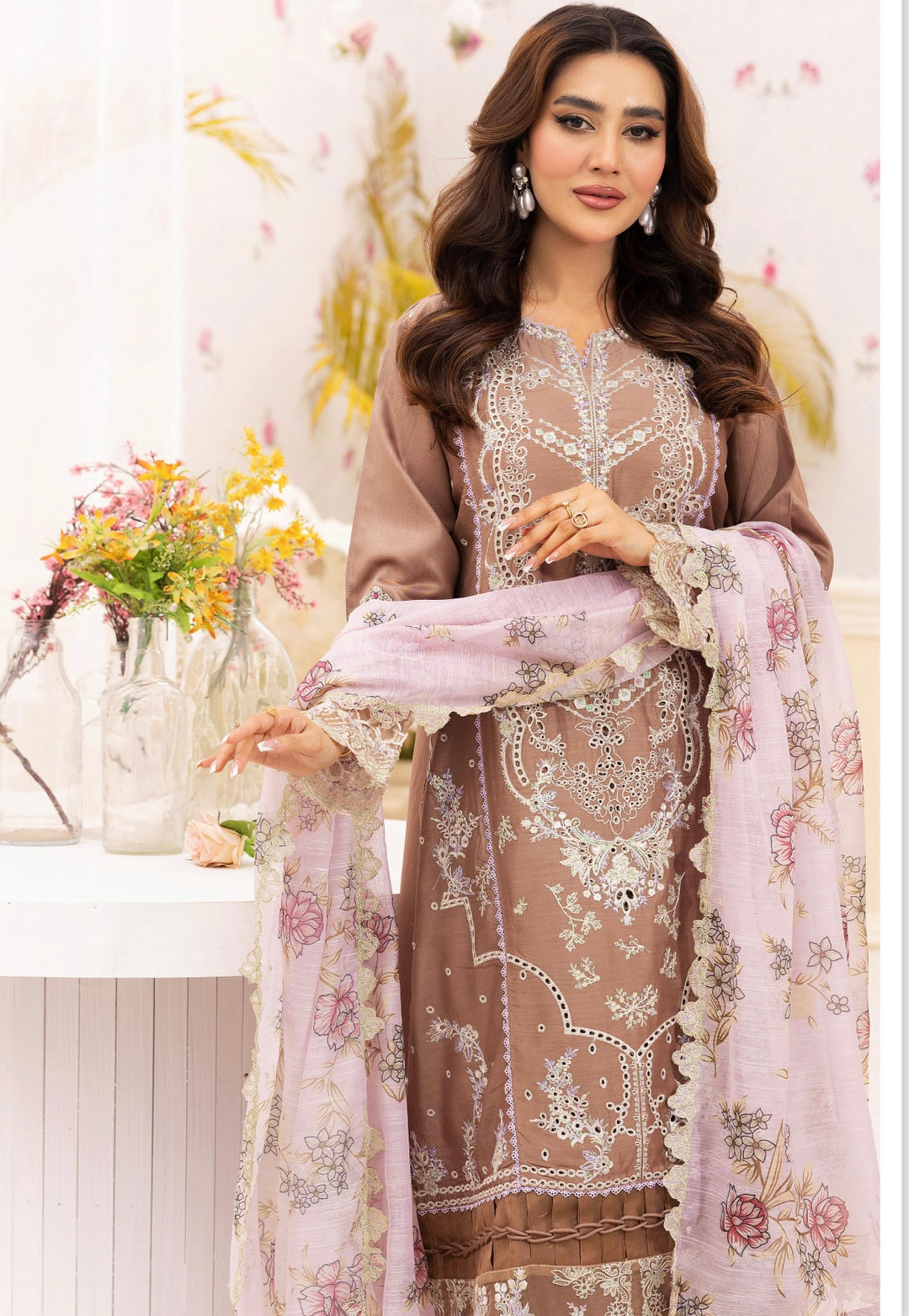 SIMRANS ‘RIWAYAT’ | EMBROIDERED LUXURY VISCOSE READYMADE WOMENSWEAR |1314