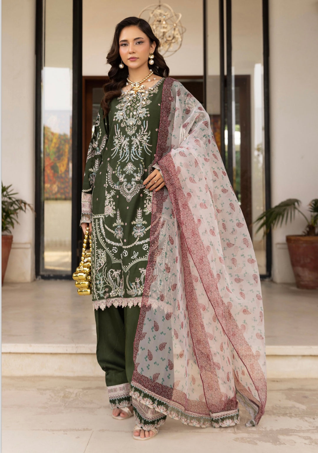 SIMRANS ‘RIWAYAT’ | EMBROIDERED LUXURY VISCOSE READYMADE WOMENSWEAR VIRAL TRENDING FARSHI SHALWAR