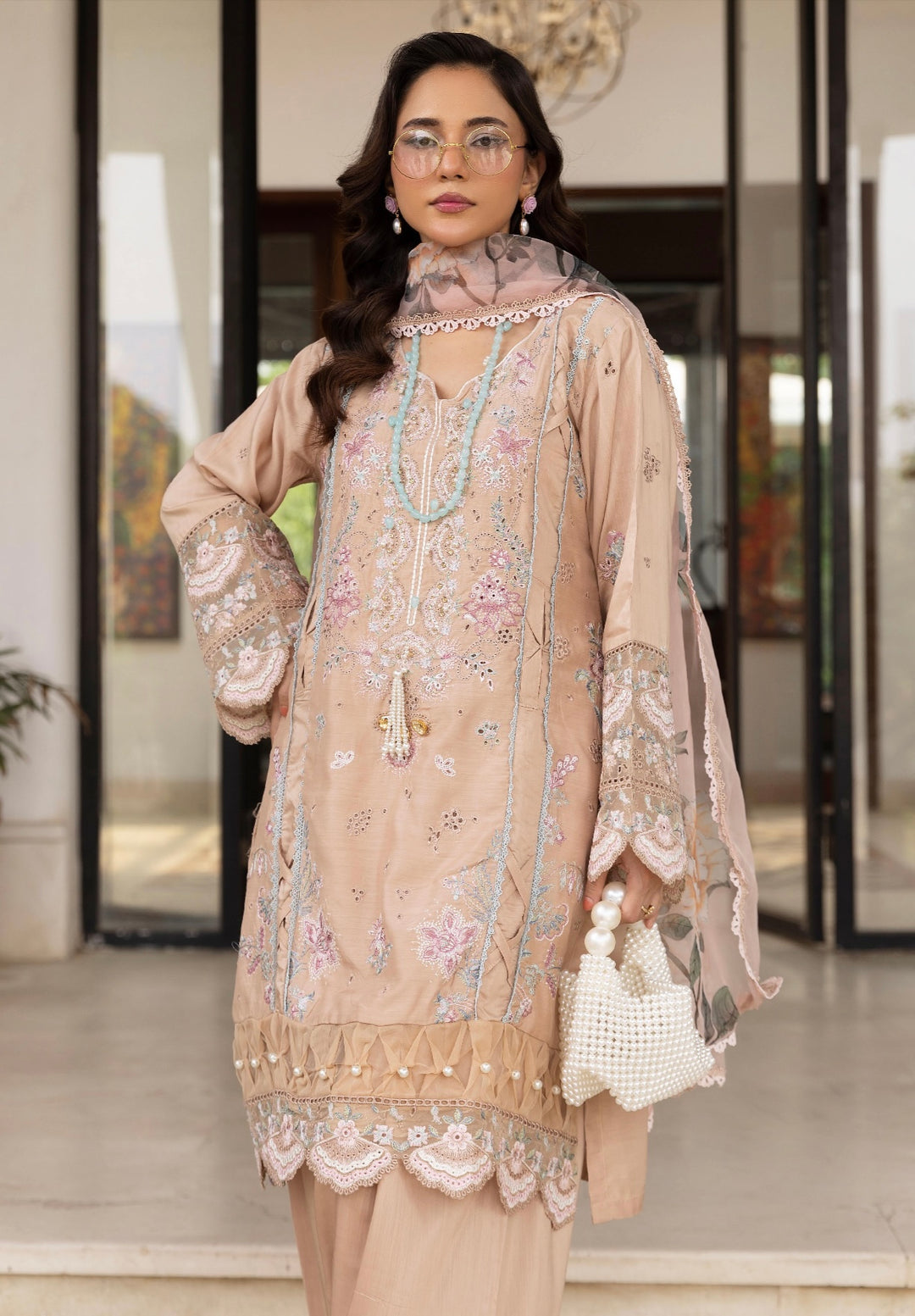 SIMRANS ‘RIWAYAT’ | EMBROIDERED LUXURY VISCOSE READYMADE WOMENSWEAR VIRAL TRENDING FARSHI SHALWAR1314