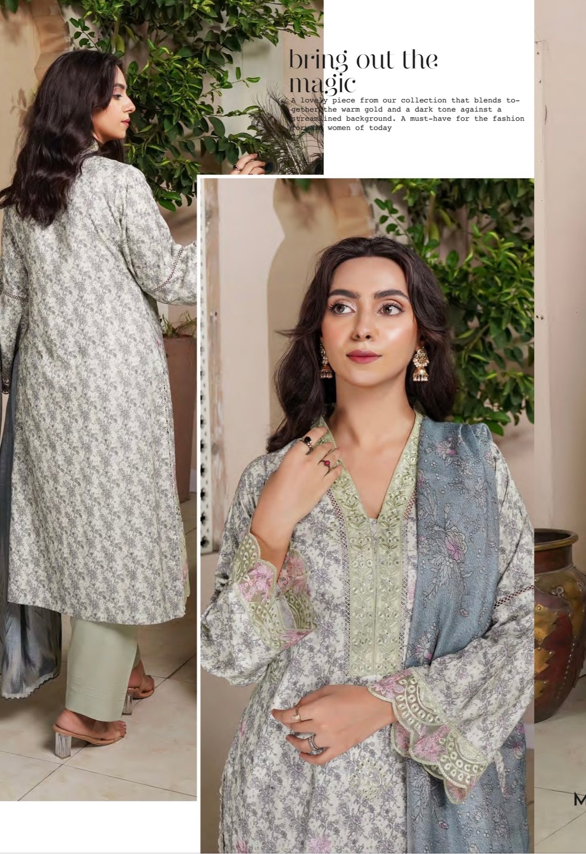 MUNIRA | EMBROIDERED DHANAK READYMADE | KD01