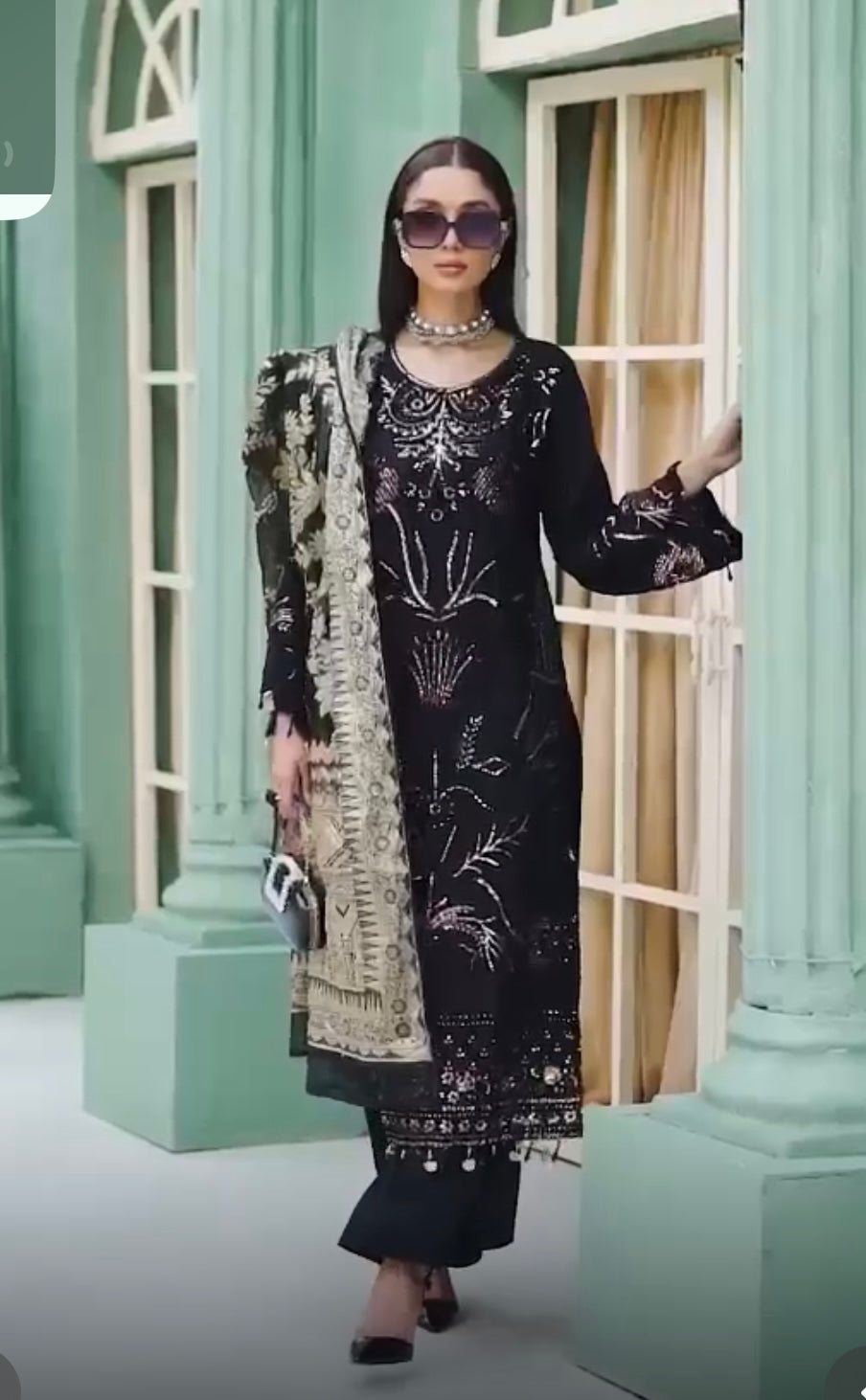 SIMRANS ROZANA EID SPECIAL EMBROIDERED DHANAK 3PC READYMADE RDR02