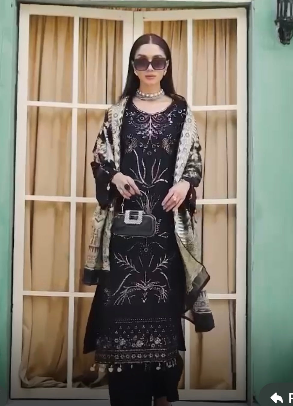 SIMRANS ROZANA EID SPECIAL EMBROIDERED DHANAK 3PC READYMADE RDR02