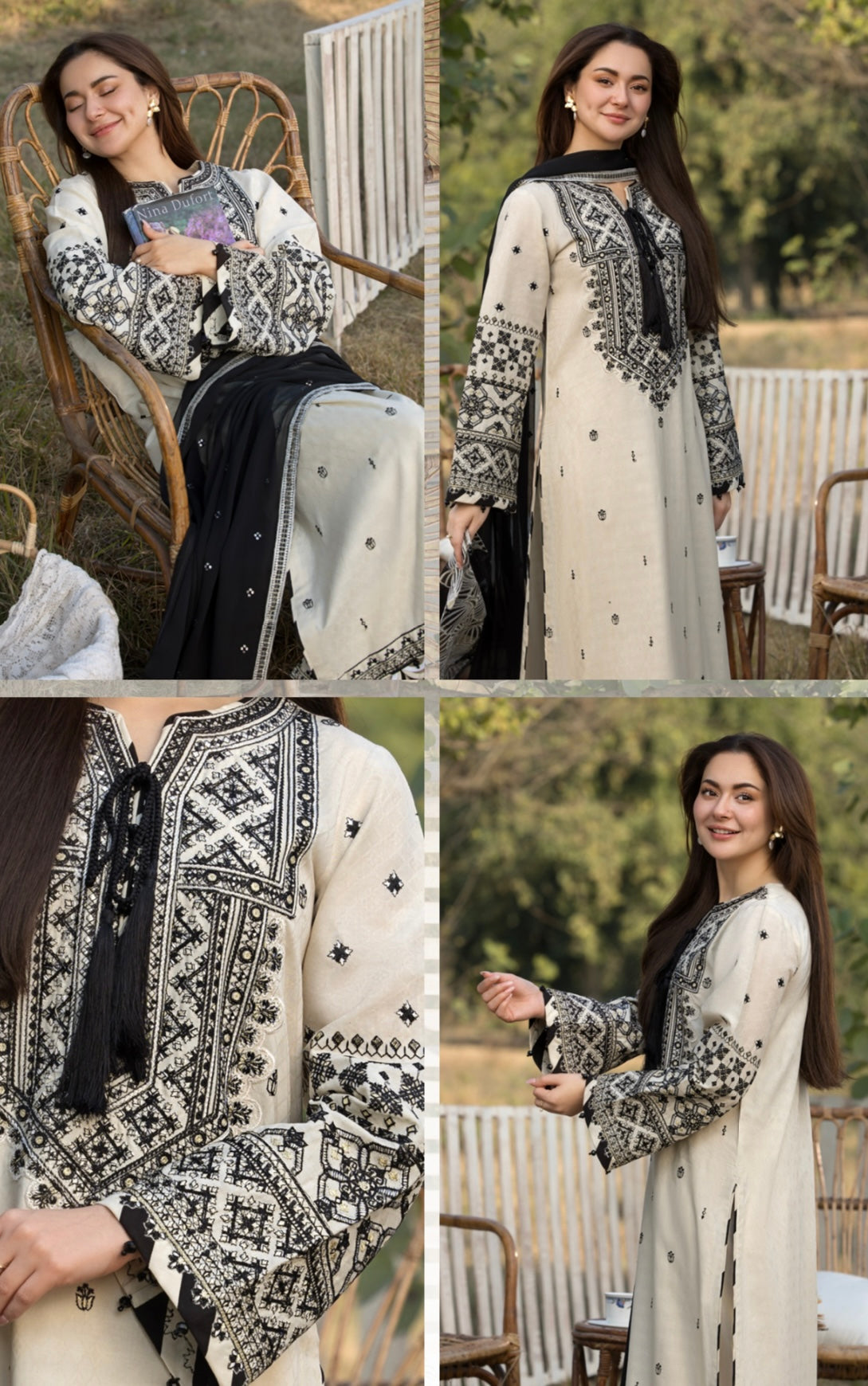 SIMRANS Janaan lavish Eid 2025 3 piece jacquard collection SMJ02