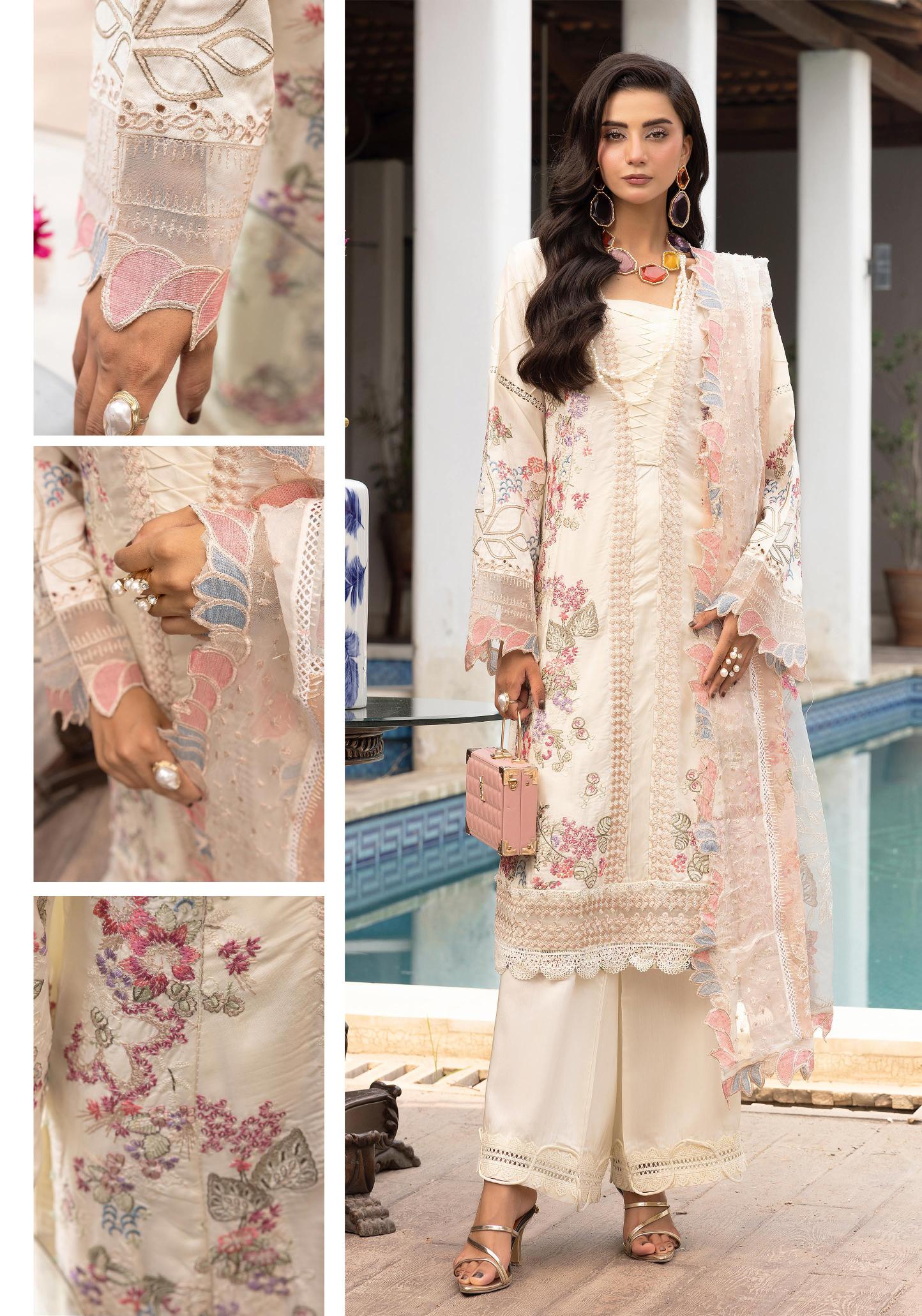 SIMRANS Khaas premium 3 piece mummy & me Ledies Eid outfit.