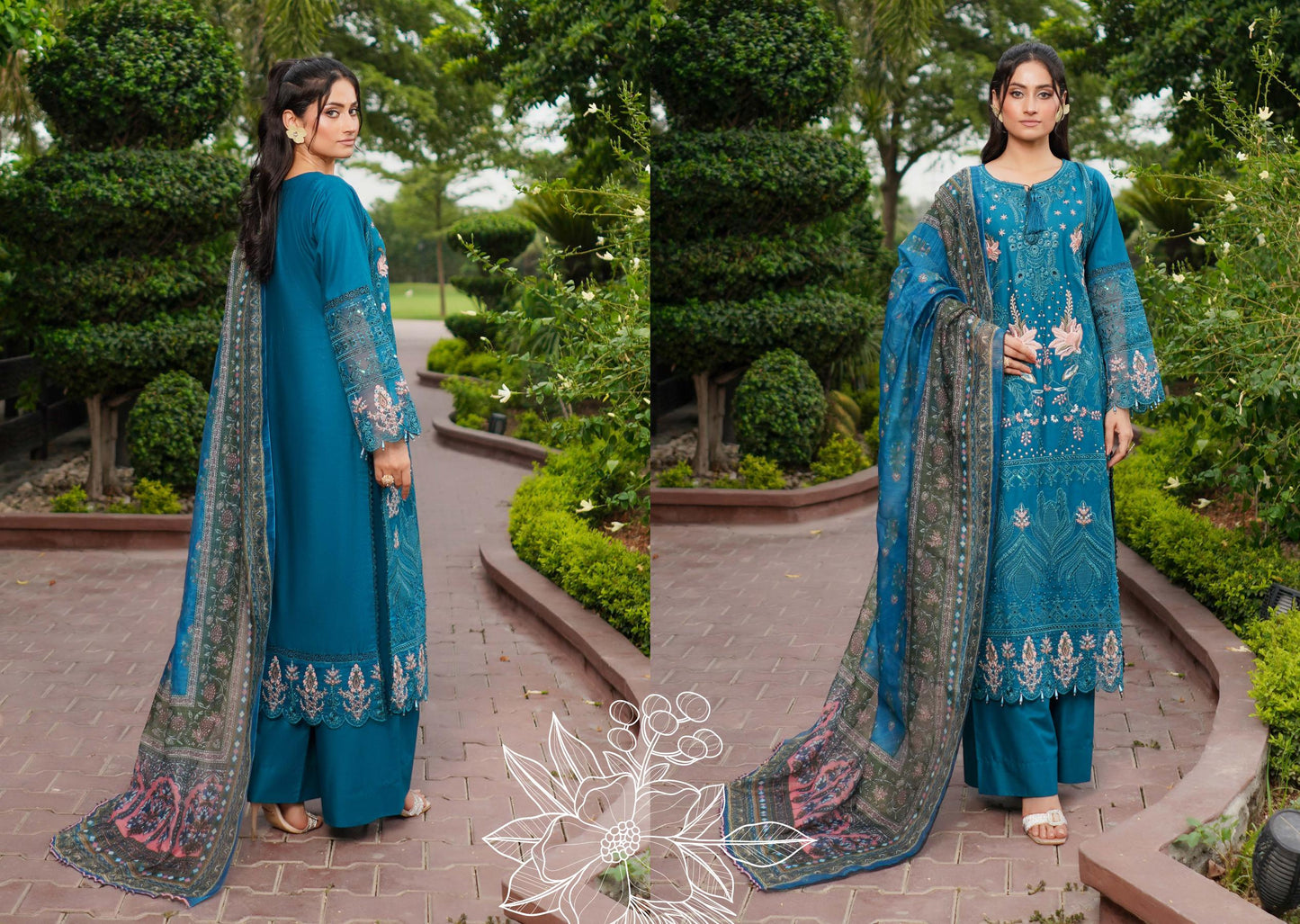 MUNIRA | EMBROIDERED LAWN READYMADE |SS28