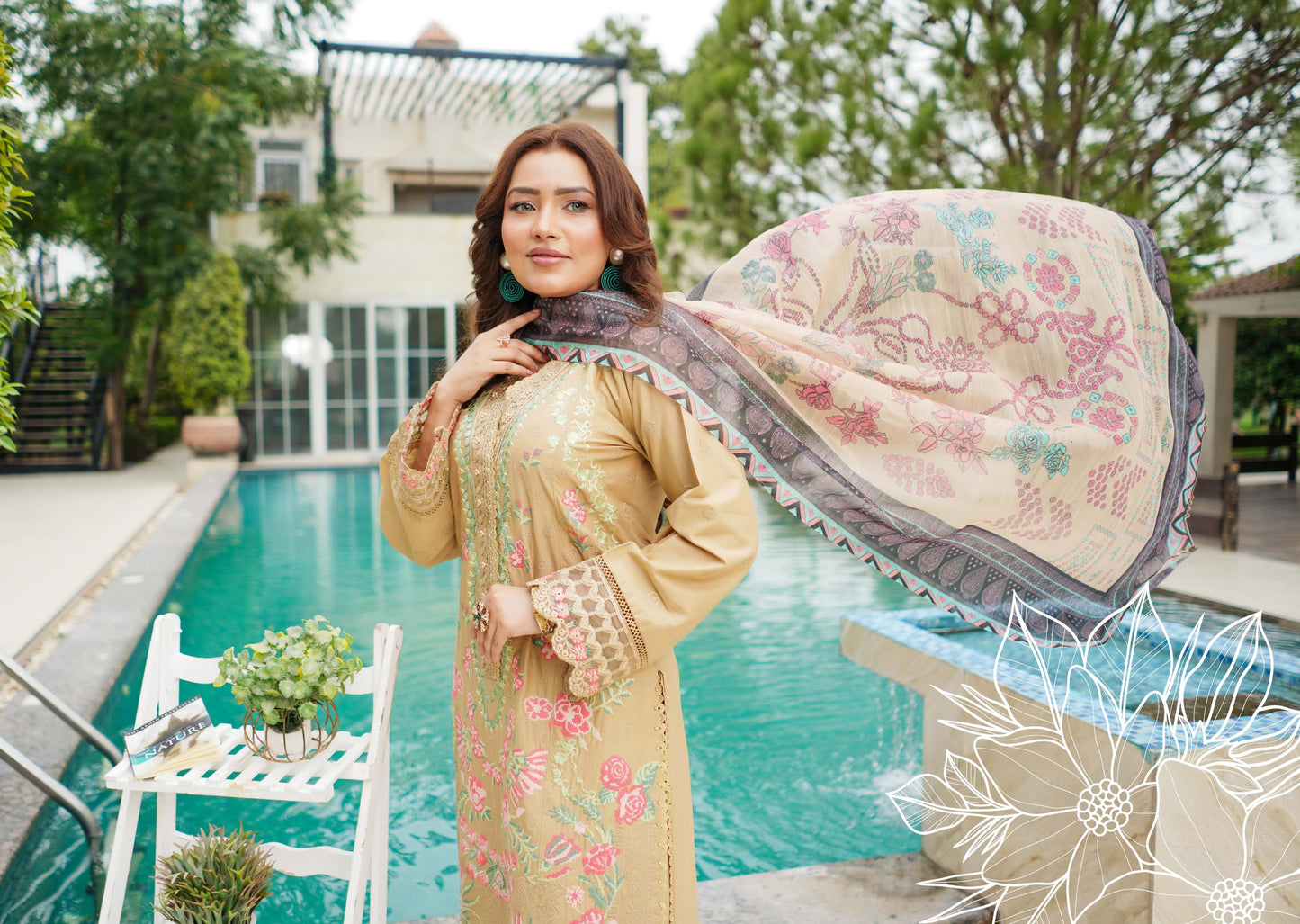 MUNIRA | EMBROIDERED LAWN READYMADE |SS26