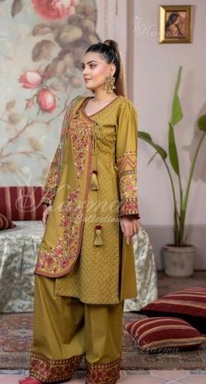 KARMA ‘AFFREEN’ | EMBROIDERED COTTON READYMADE | KC-282