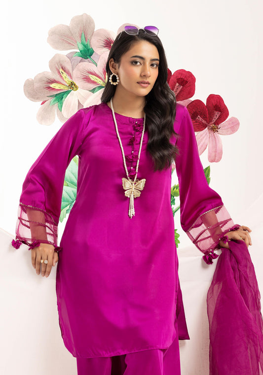 SIMRANS LULUSAR SHAMOOZ SILK 3PC READYMADE 011 - S&S