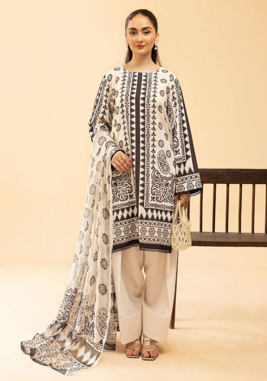 Sania Masketiya Mehak collection 3 piece printed casual suit 112203