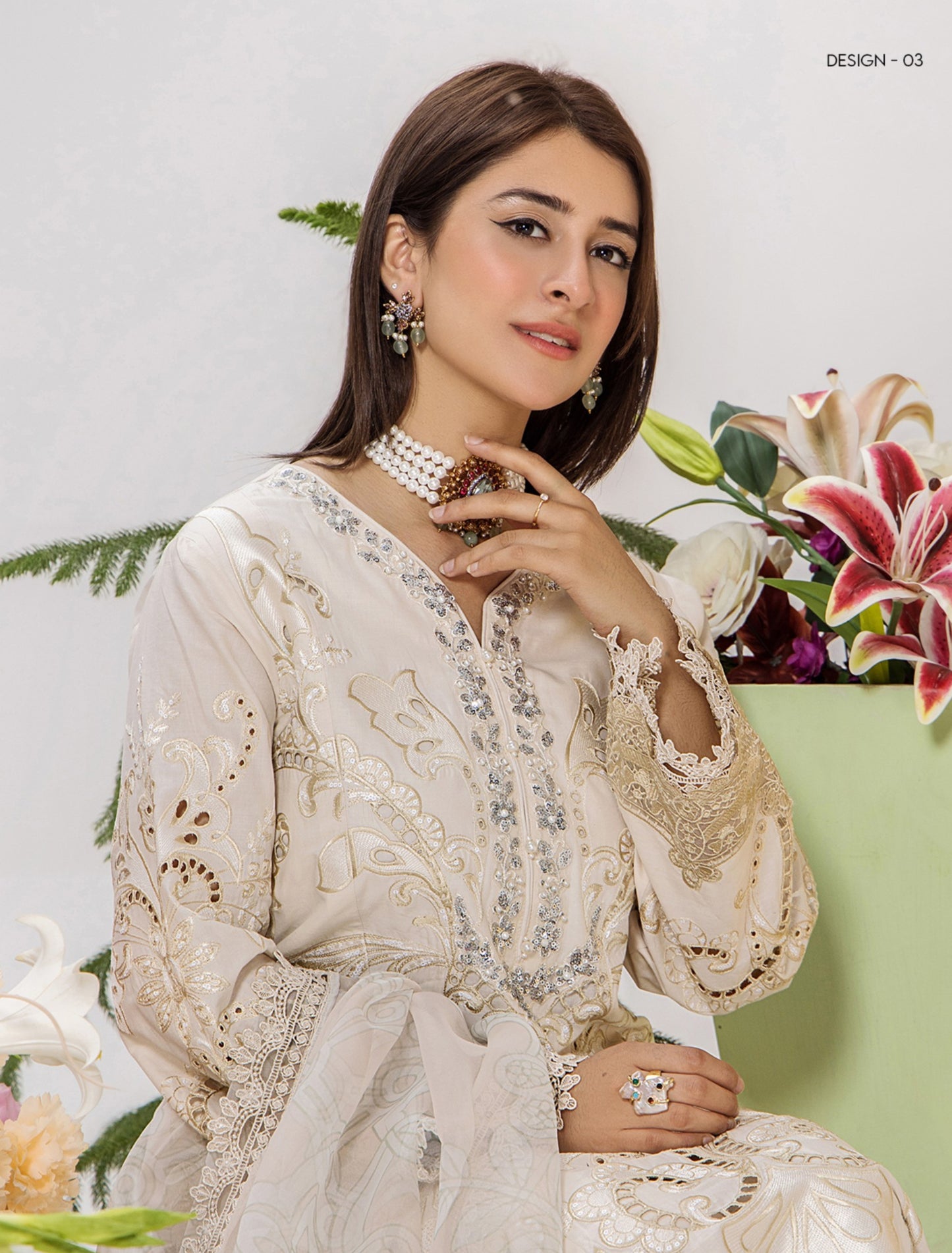 Mehnoor Eid Edit Embroidered Lawn Ready to Wear 1315