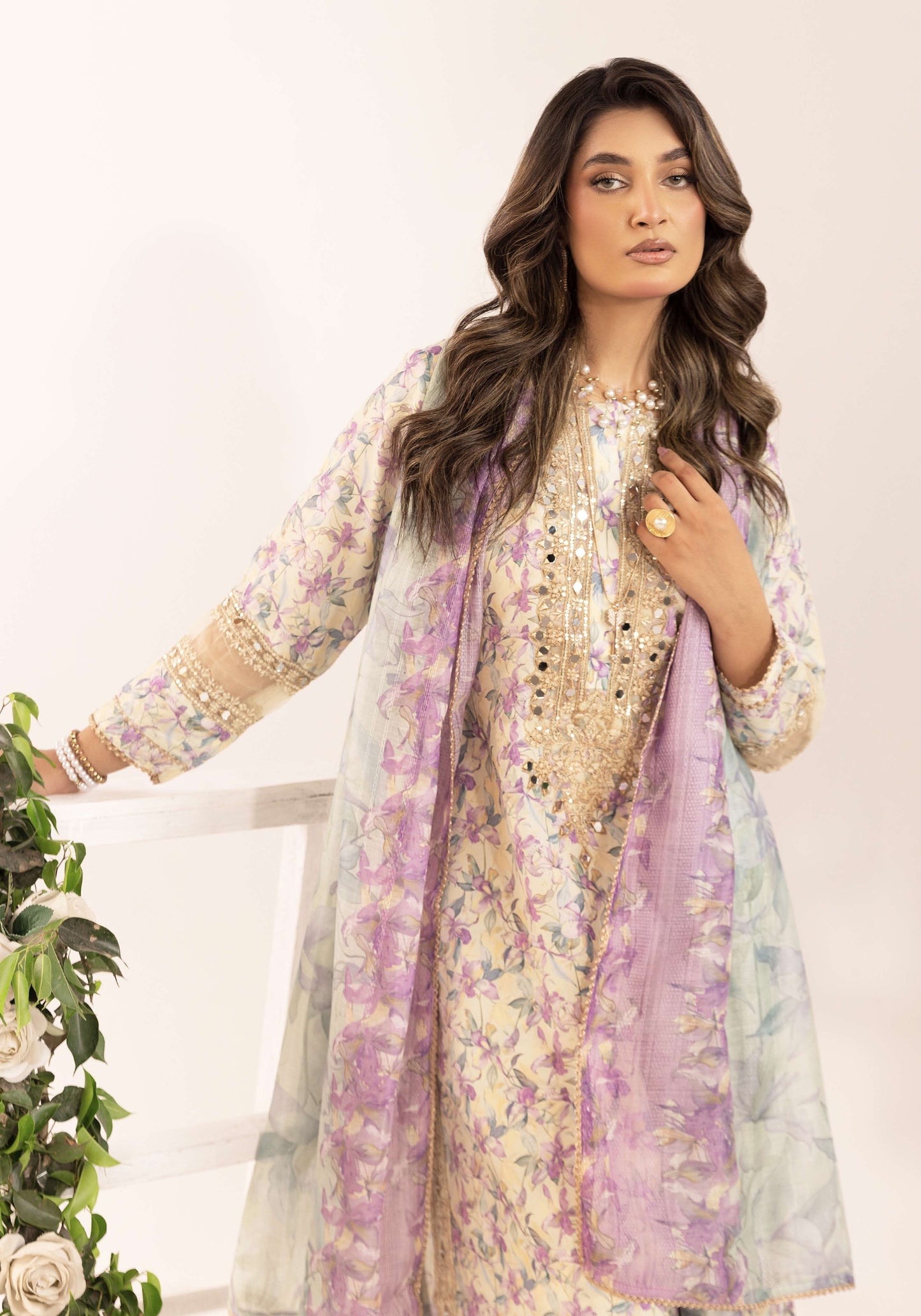 SIMRANS Reem premium 3 piece mummy & me Ledies 02 Eid outfit.