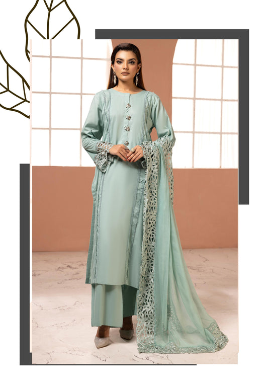 SIMRANS ‘AURA LUX’ | EMBROIDERED COTTON READYMADE TRADITIONAL WOMENSWEAR3024