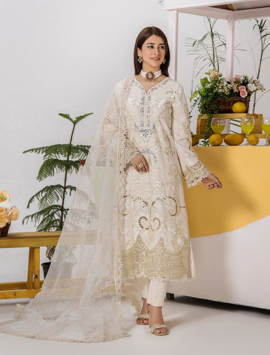 Mehnoor Eid Edit Embroidered Lawn Ready to Wear 1315