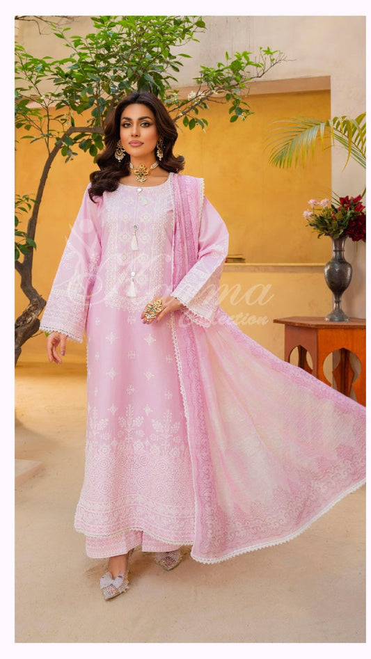 KARMA ‘AFFREEN’ | EMBROIDERED COTTON READYMADE | KC-143 - S&S