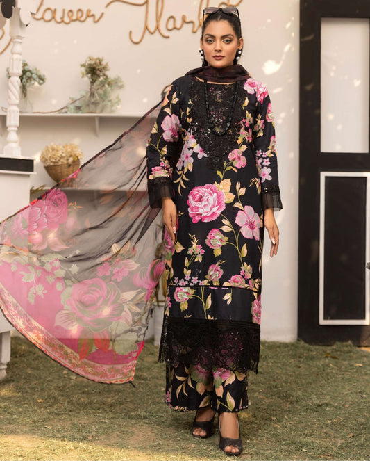 Simran's Nora – Digital Lawn Summer Vibes Collection Ss15