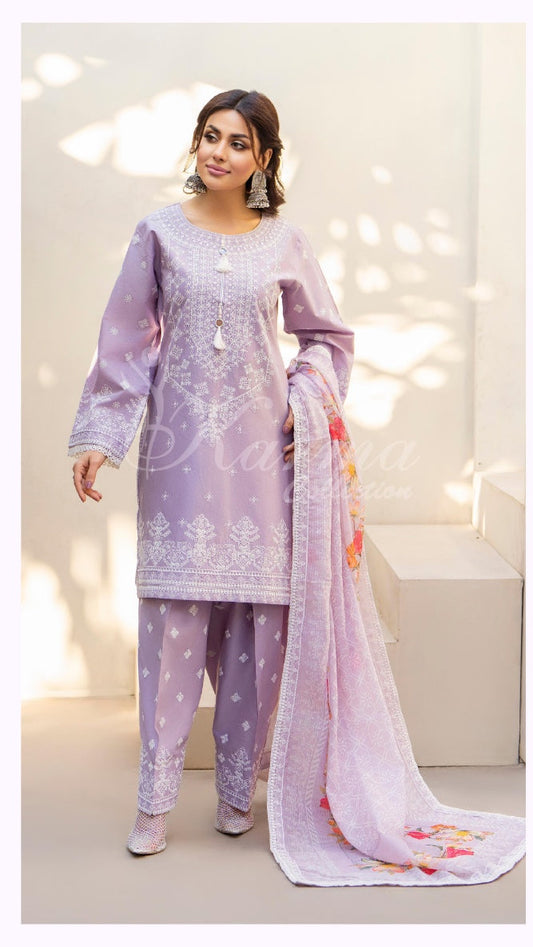 KARMA ‘AFFREEN’ | EMBROIDERED COTTON READYMADE | KC-155 - S&S