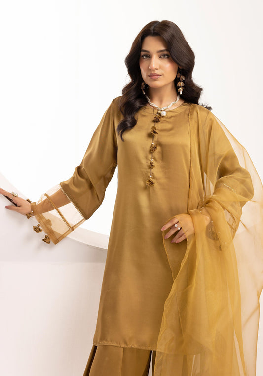 SIMRANS LULUSAR SHAMOOZ SILK 3PC READYMADE 012 - S&S