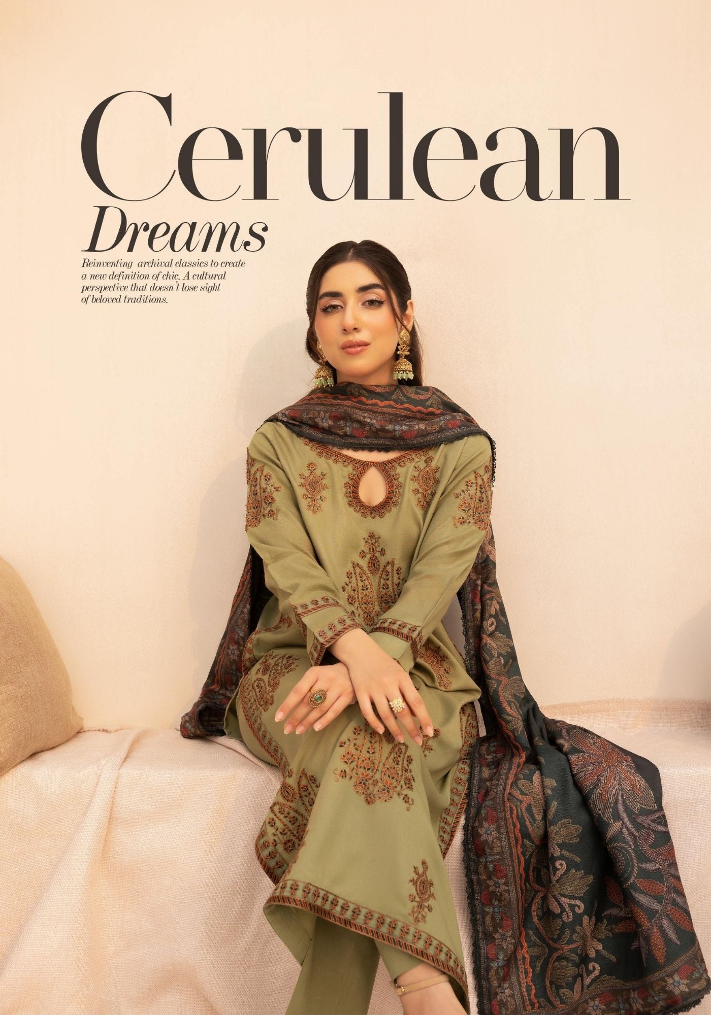 EMBER DHANAK EMBROIDERED 3PC READYMADE Mehak 202503
