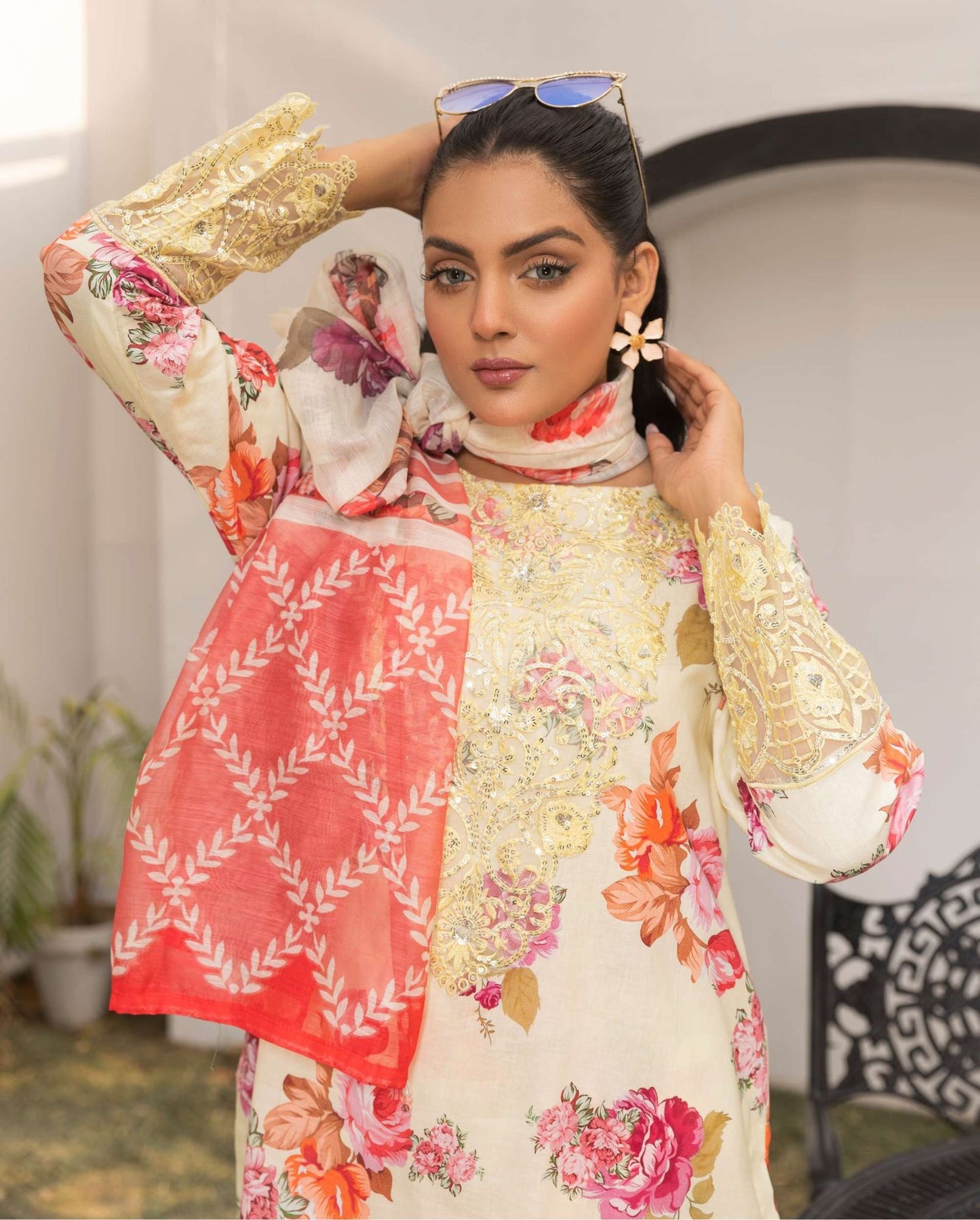 Simran's Nora – Digital Lawn Summer Vibes Collection Ss16